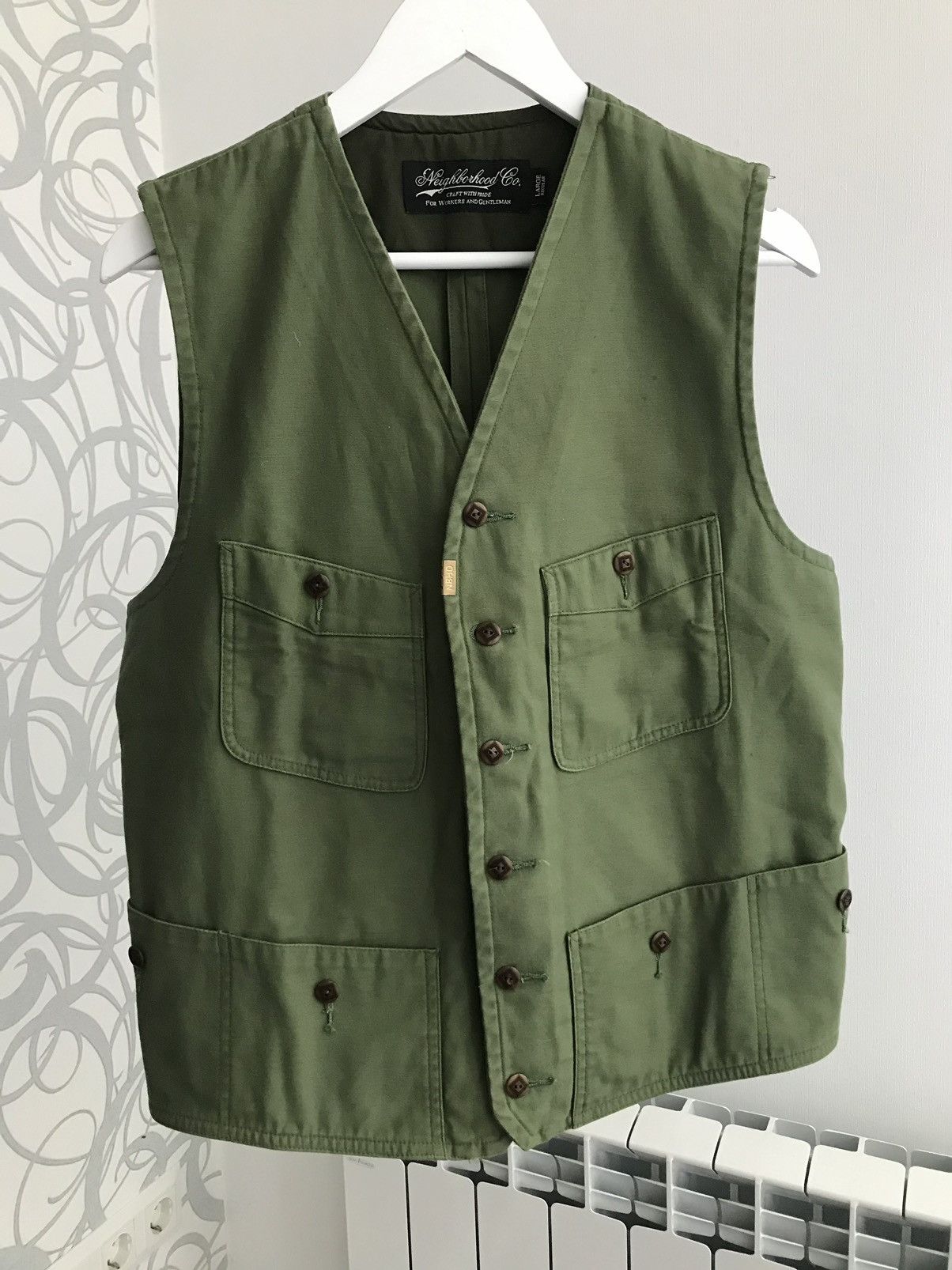 Neighborhood Vest Military Style A/W15 Size US L / EU 52-54 / 3 - 1 Thumbnail