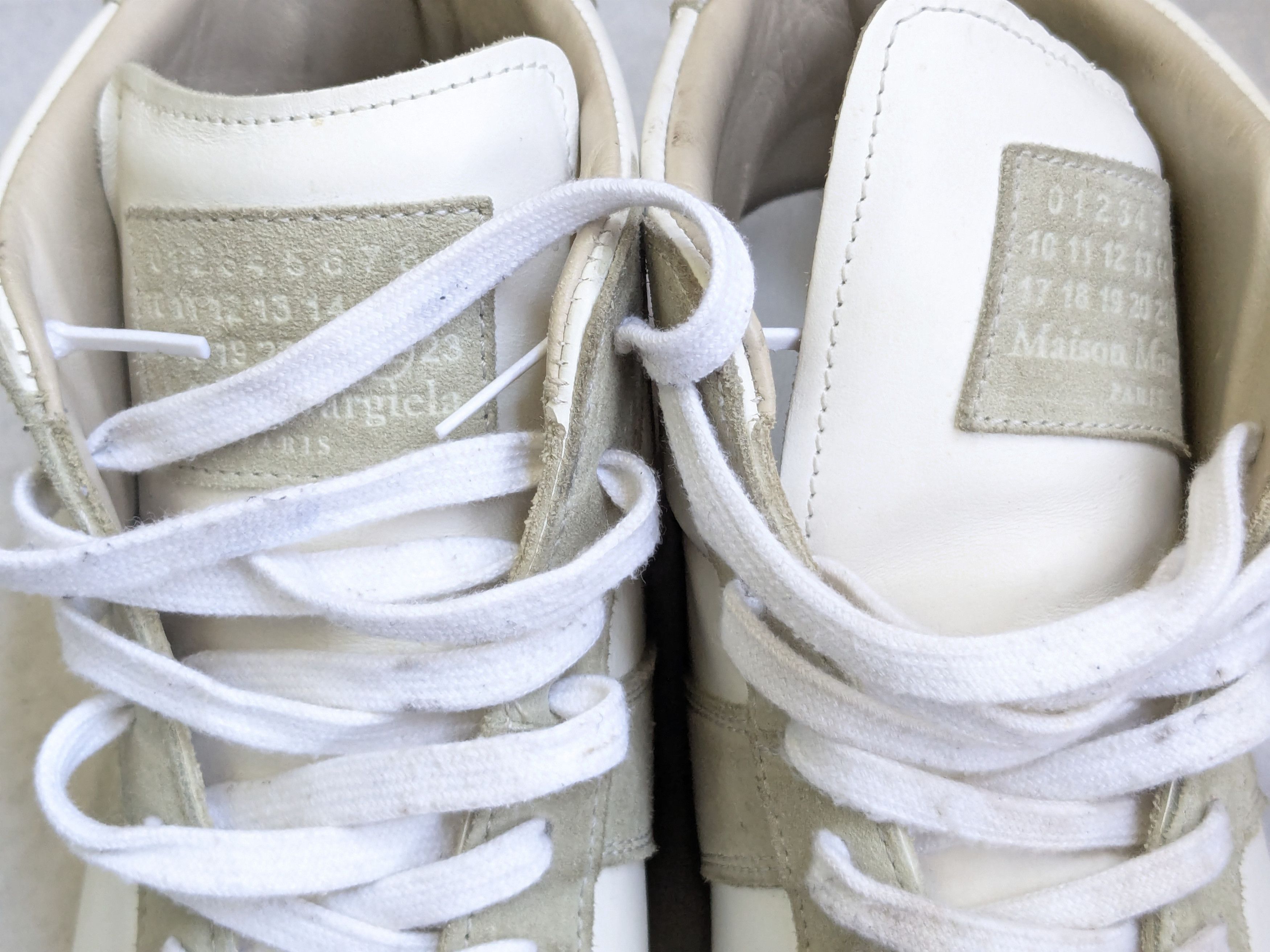 Maison Margiela Maison Margiela Replica GAT White Gray 10 43 High Tops Size US 10 / EU 43 - 6 Thumbnail