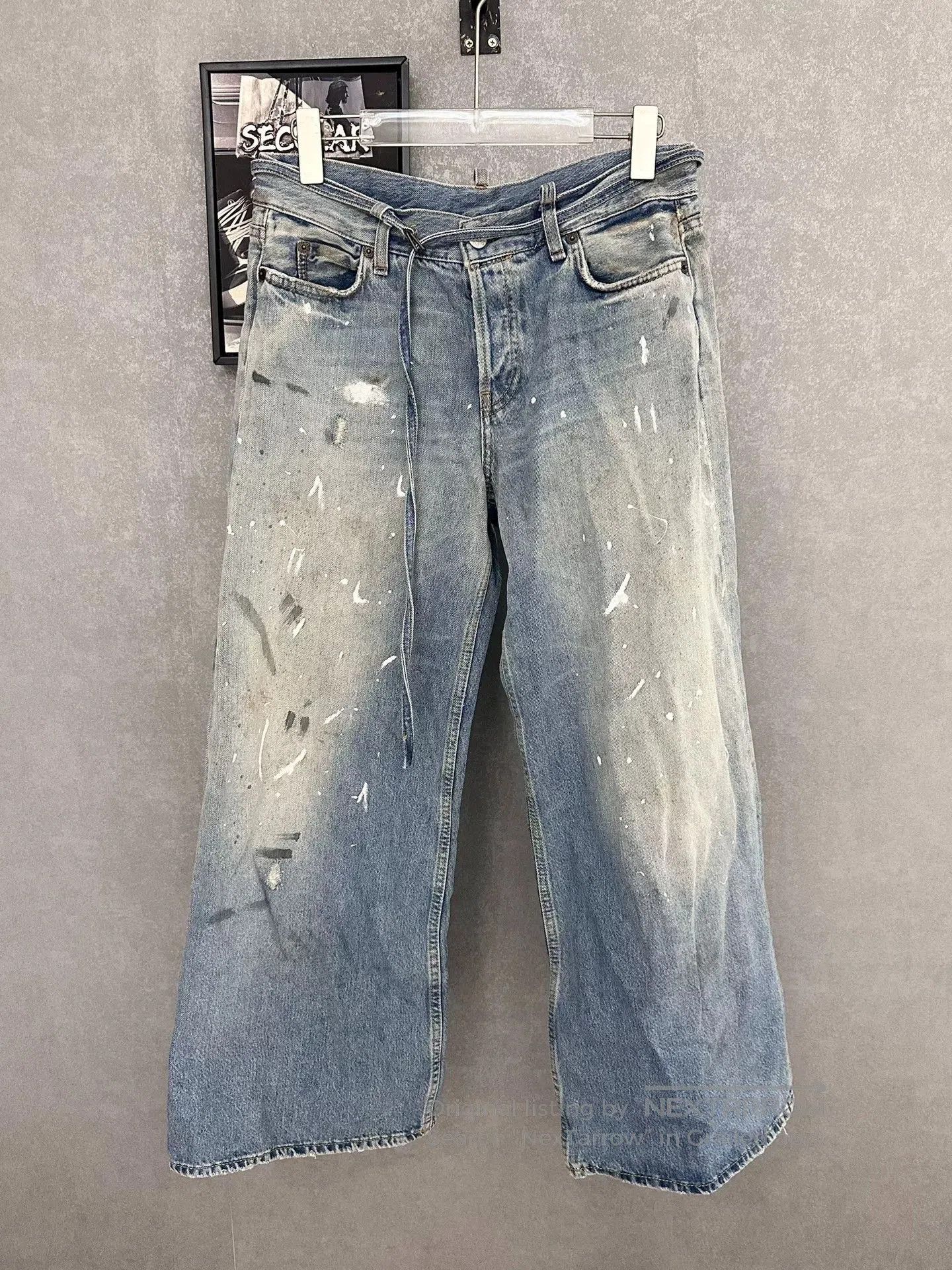 Acne Studios Acne Studios Blue Wide. Size 33" - 1 Thumbnail