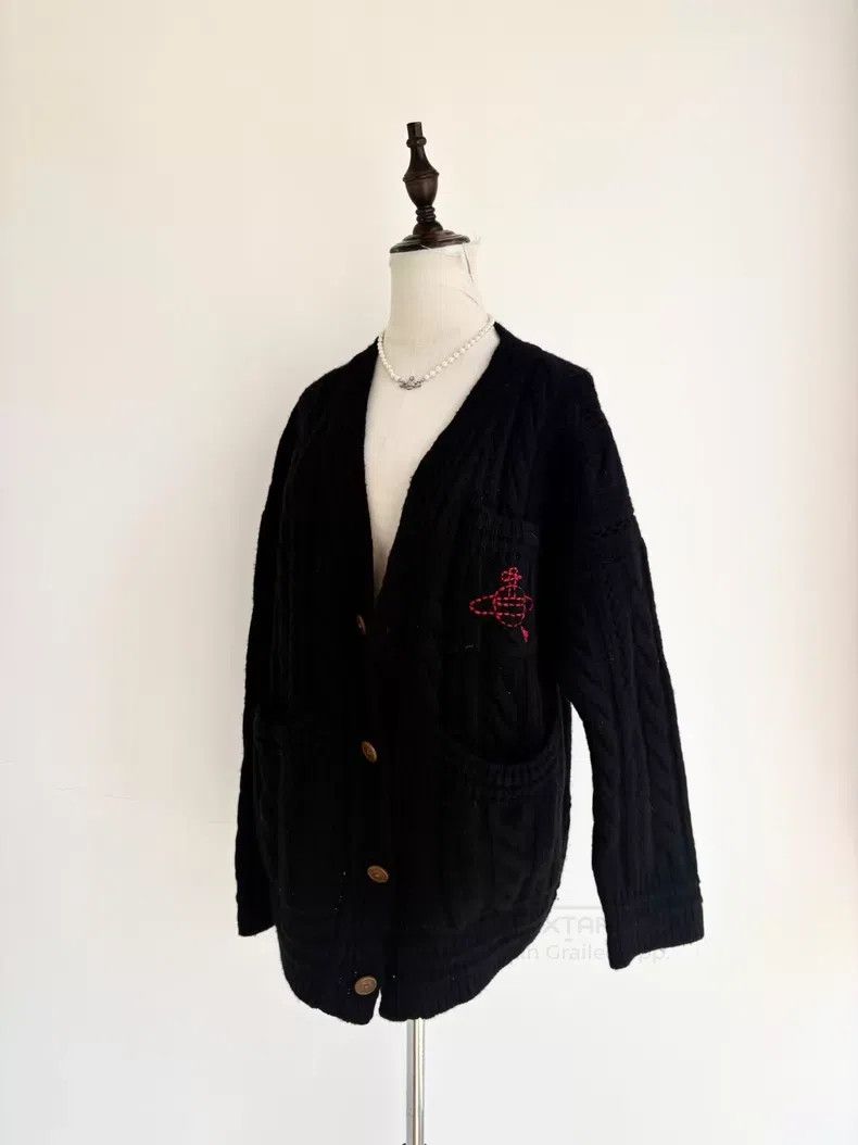 Vivienne Westwood Vivienne Westwood size 00 Vintage black cable Saturn embroi Size XS / US 0-2 / IT 36-38 - 3 Thumbnail