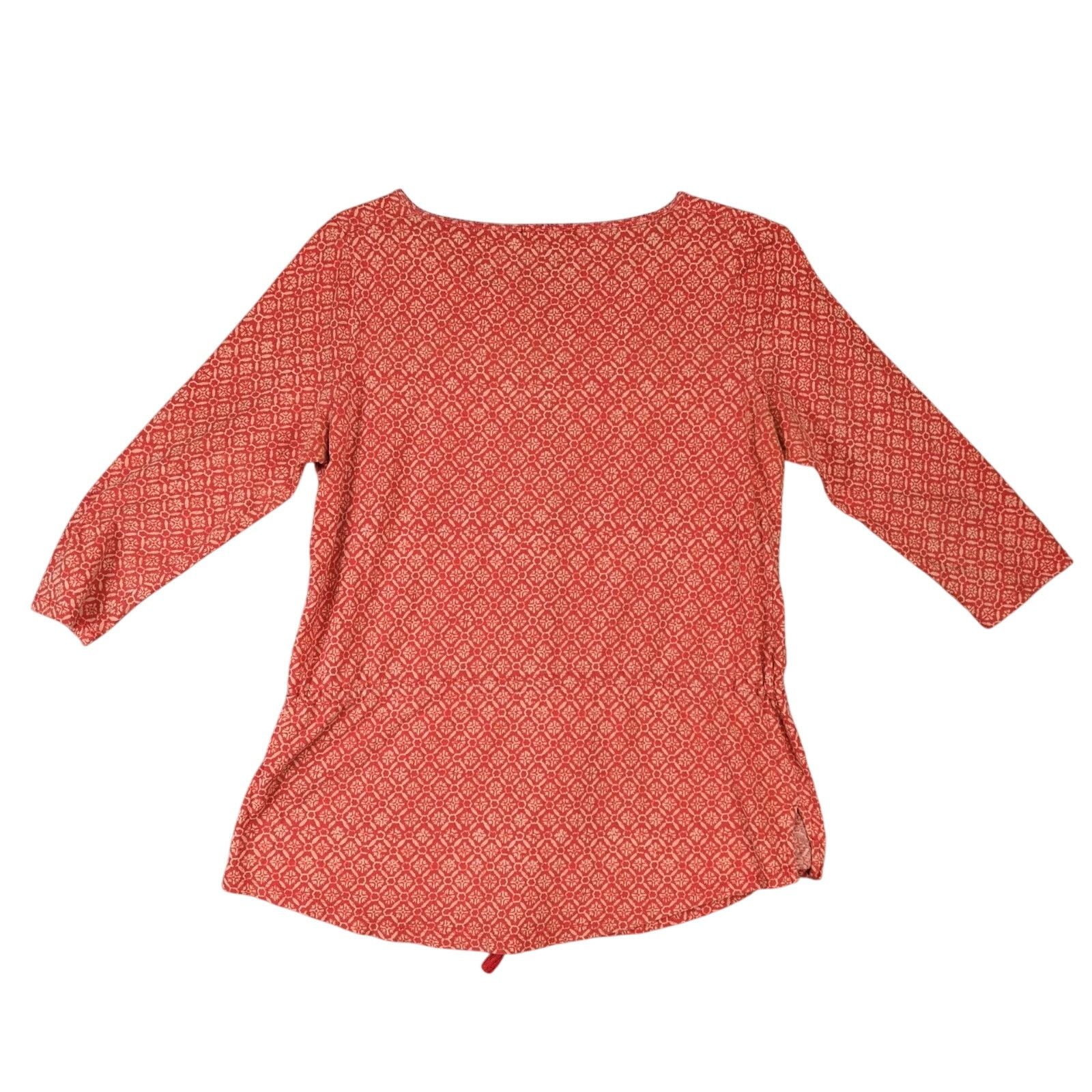 Lauren Ralph Lauren LRL Ralph Lauren Orange Boho Print Tunic Top Shirt Women's L Size L / US 10 / IT 46 - 2 Thumbnail