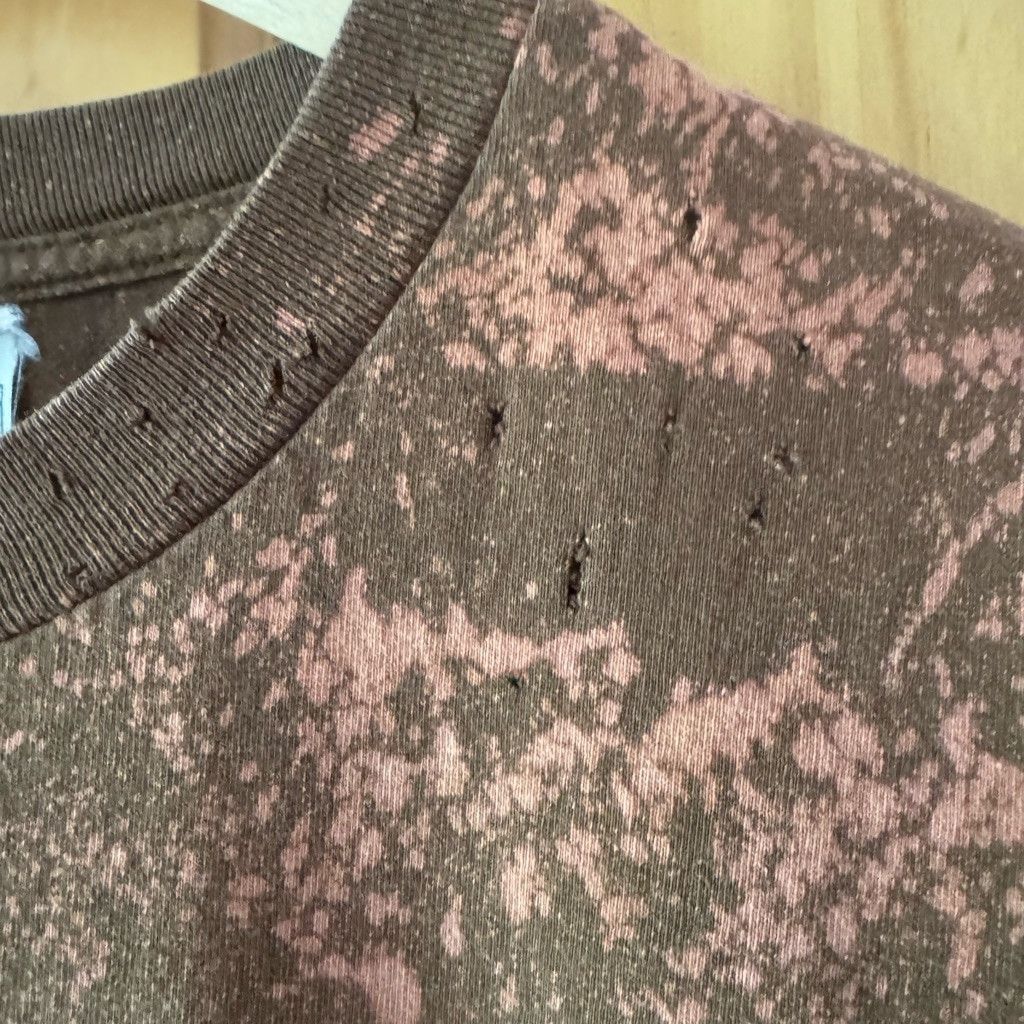 Vintage Vintage Jimi Hendrix distressed custom bleached graphic Tee Size US L / EU 52-54 / 3 - 6 Thumbnail
