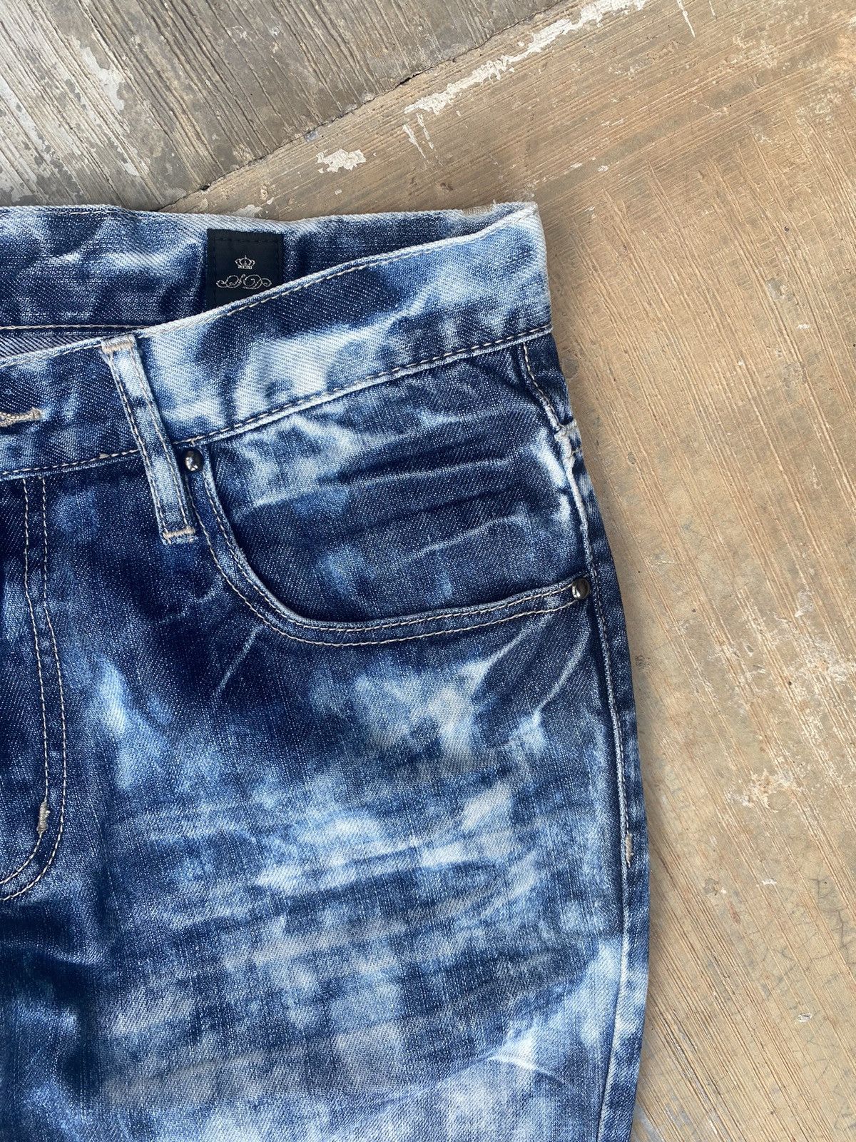 semanticdesign Semantic Design Bleached Jeans Size US 31 - 4 Thumbnail