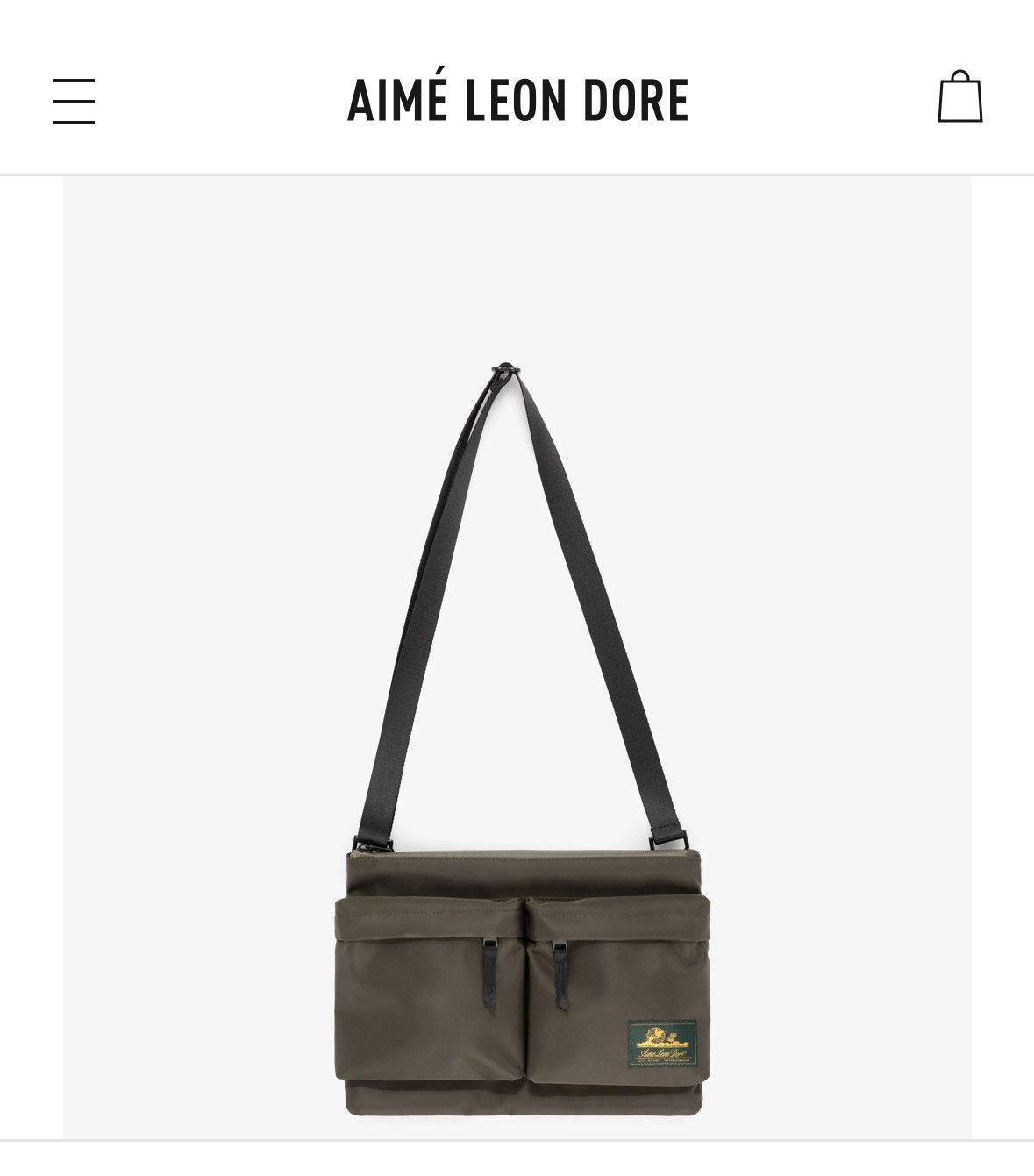 バッグ AIME LEON DORE NYLON POUCH SHOULDER BAG AIME LEON DORE NYLON POUCH SHOULDER BAG