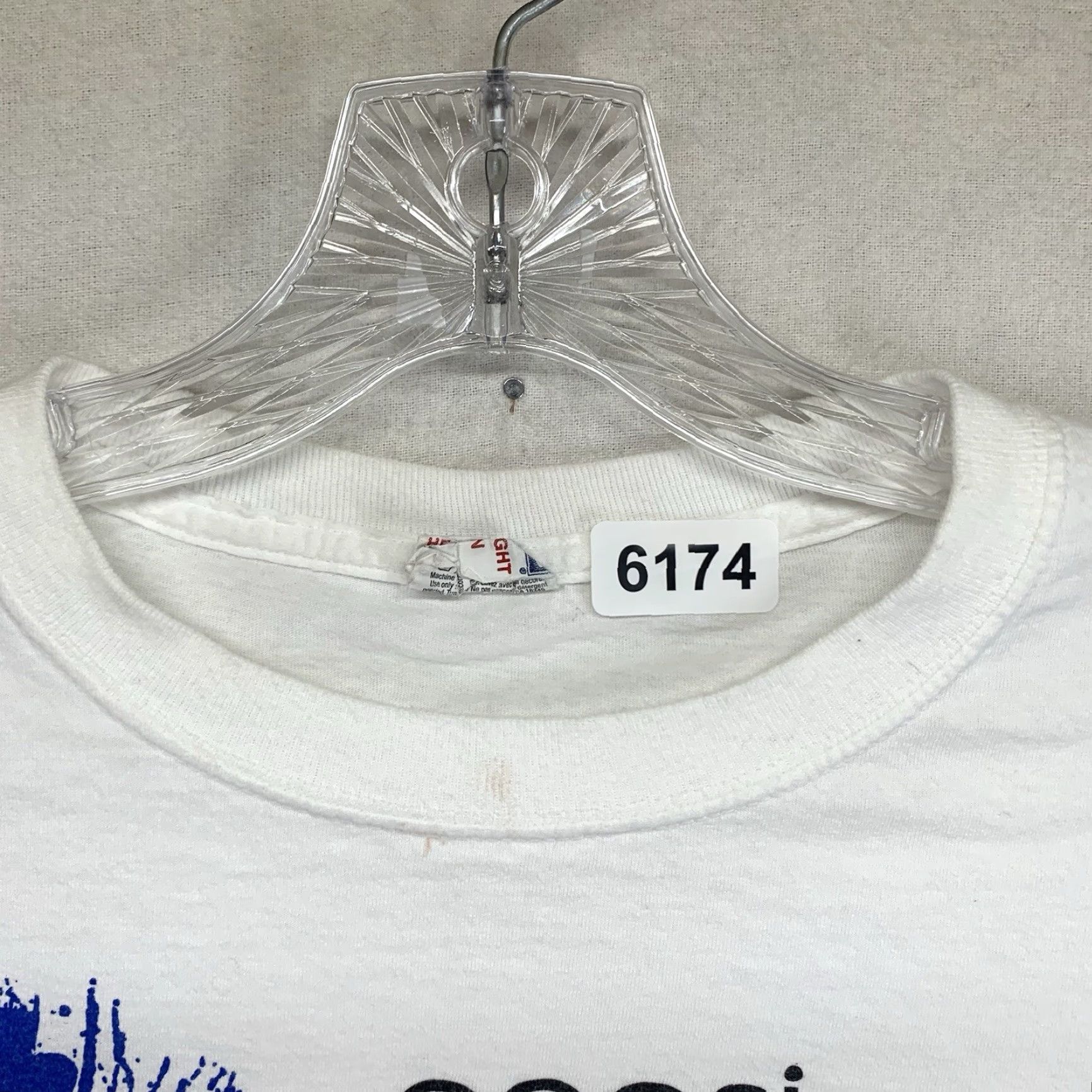 Jerzees VINTAGE JERZEES Pepsi Max T-Shirt Mens Large White Graphic Print Zero Calories 90s Cola Pop Size US L / EU 52-54 / 3 - 7 Thumbnail