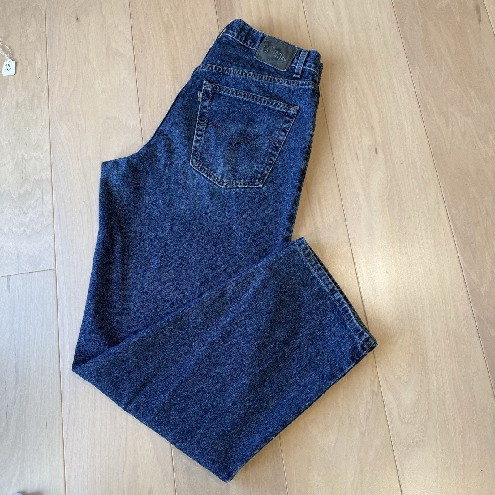 Levi's × Vintage Vintage Levis Silver Tab Jeans 35 Blue 90s Baggy Denim Size US 35 - 10 Thumbnail