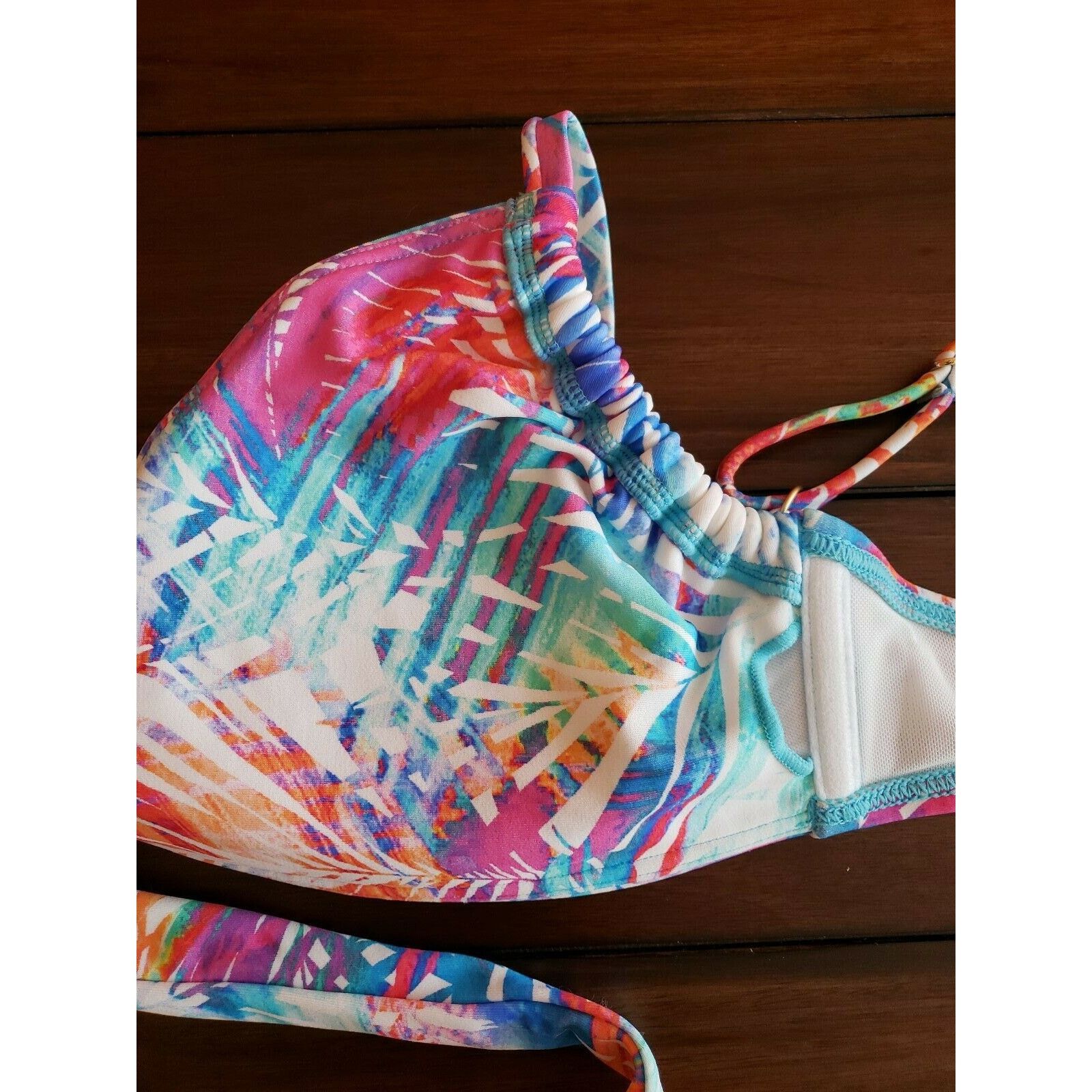 SUNSEA Sunsets Island Heat Wrap Bikini Top Top Women's Swimwear M Size M / US 6-8 / IT 42-44 - 4 Thumbnail