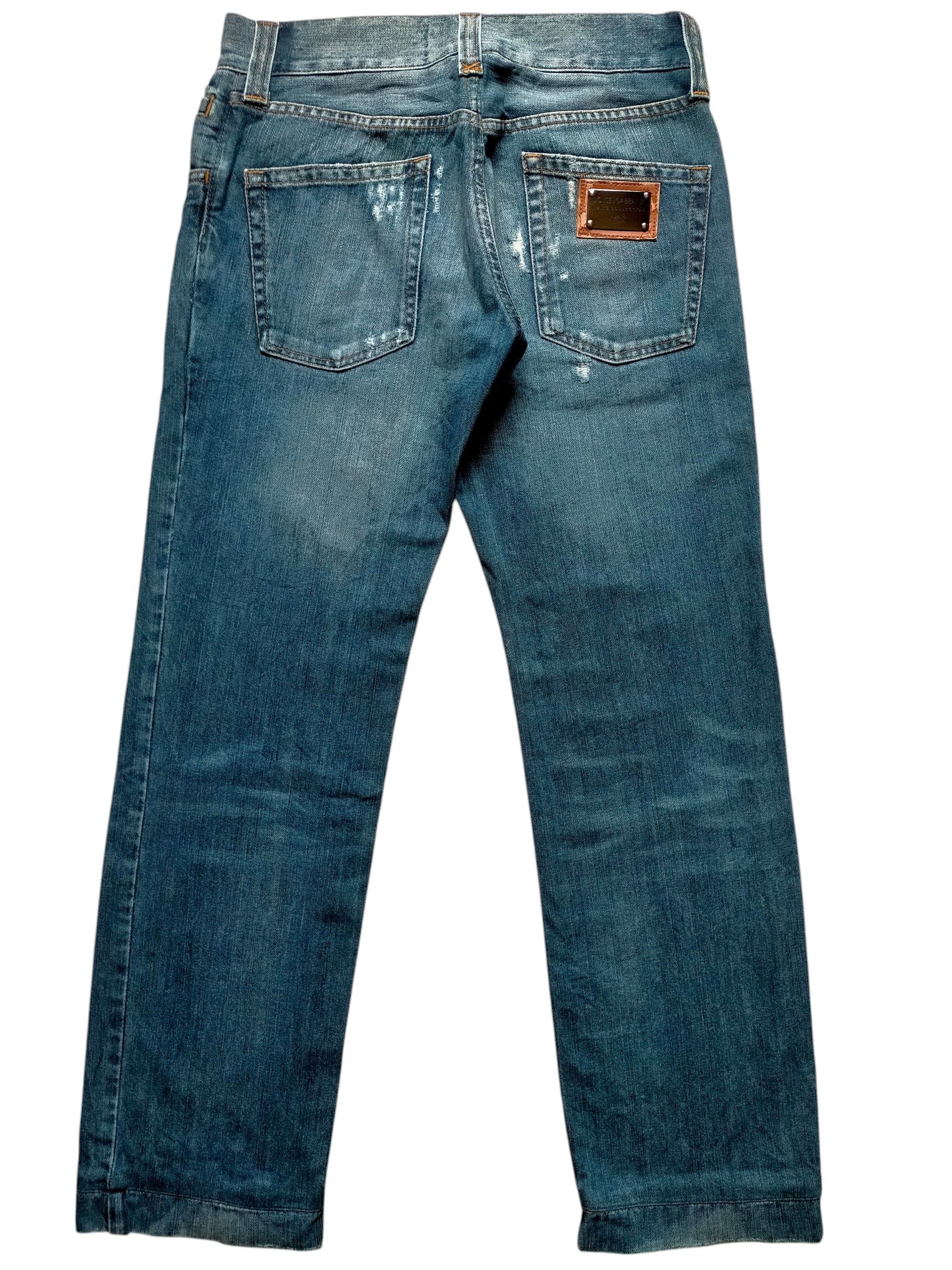 Dolce & Gabbana Dolce & Gabbana Double Zipped Distress Jeans Size US 30 / EU 46 - 2 Thumbnail