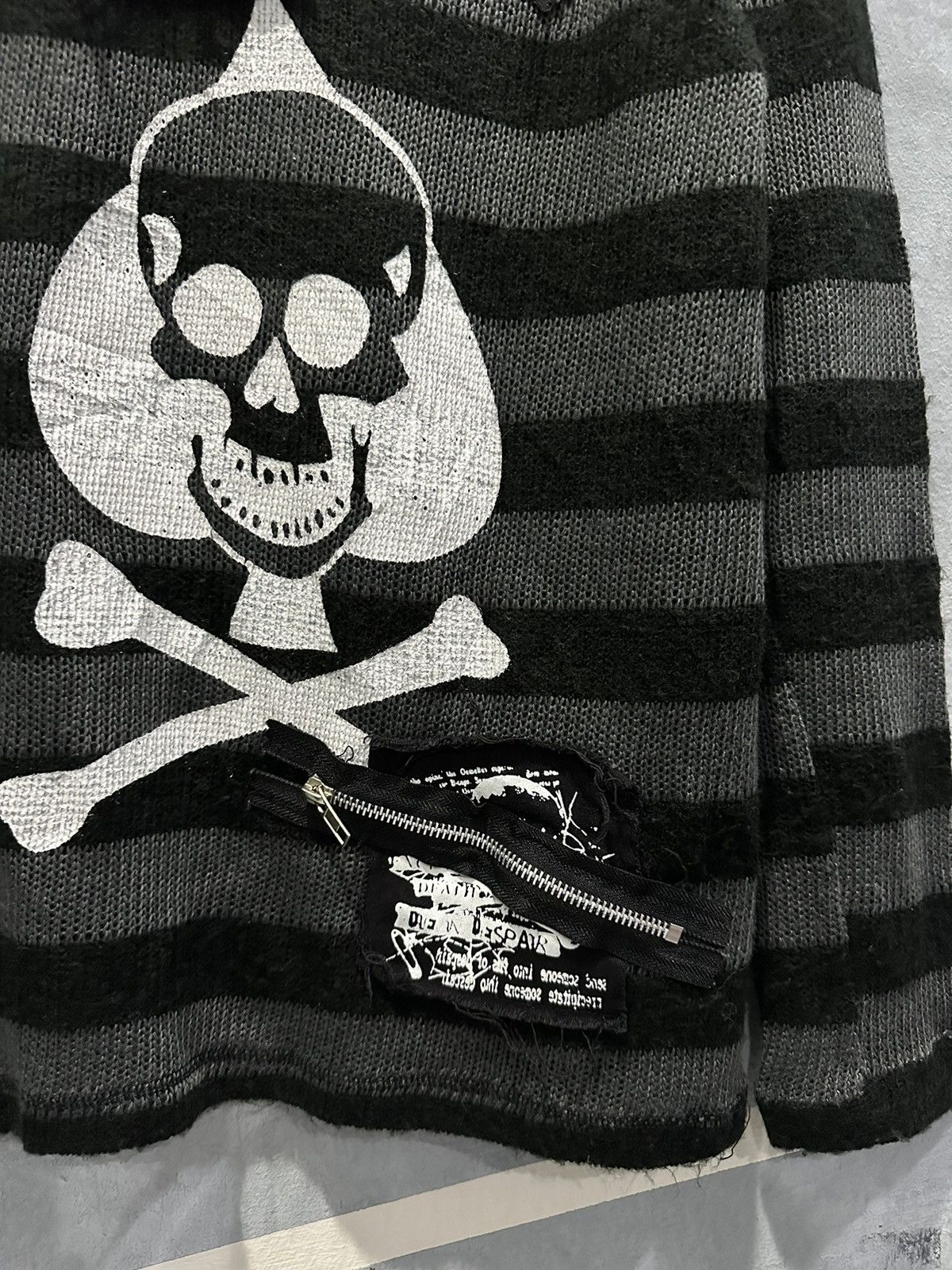 If Six Was Nine Skull Punk Y2K Knitwear Size XS / US 0-2 / IT 36-38 - 3 Thumbnail