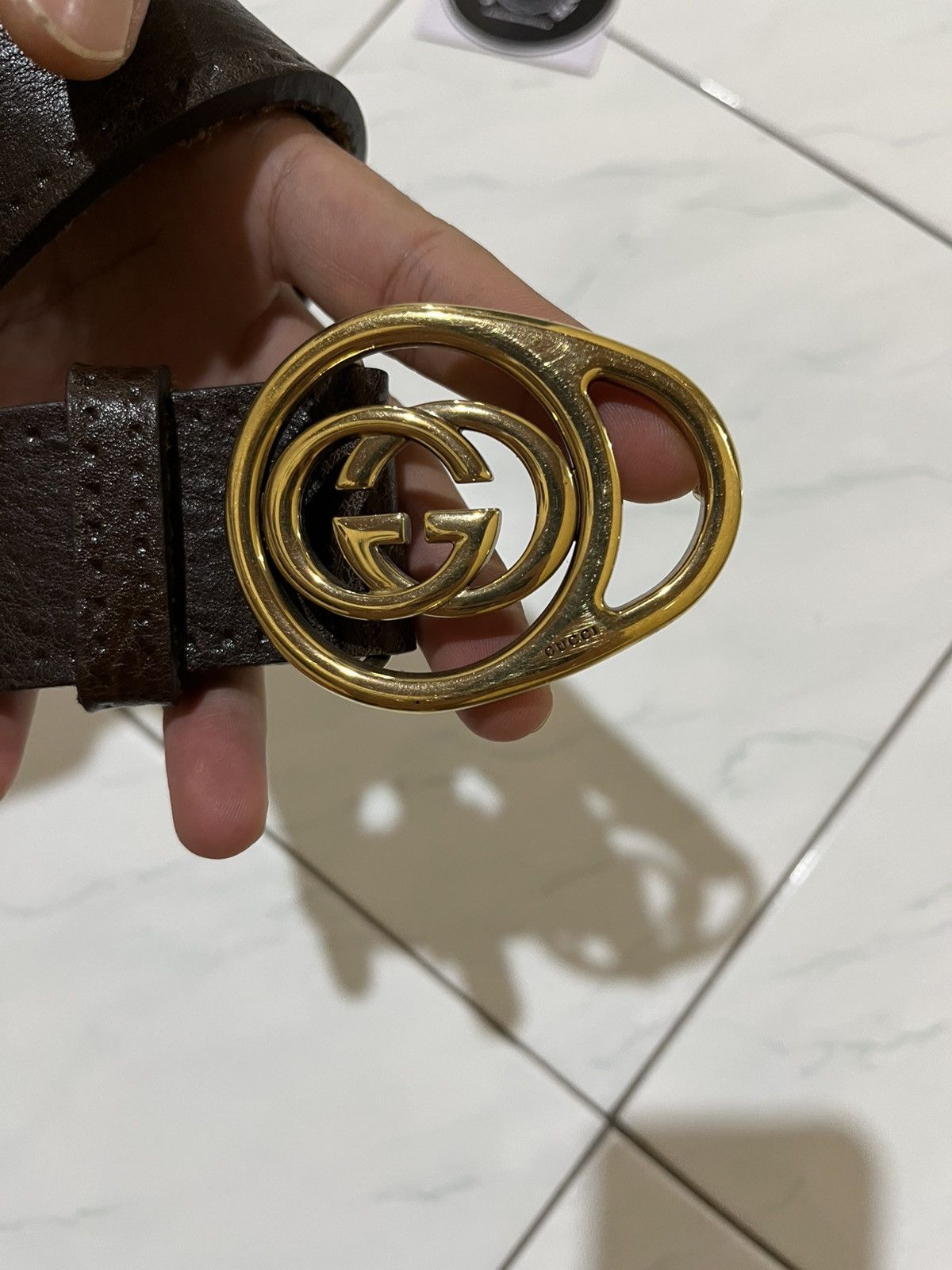 Gucci 🔥 Gucci Leather Belt Size ONE SIZE - 3 Thumbnail