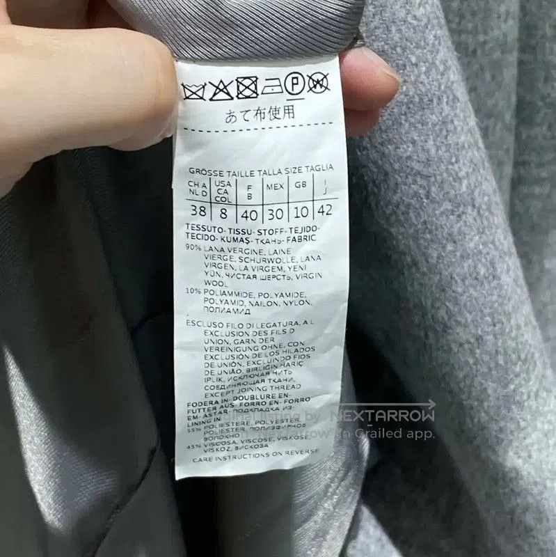 Max Mara MaxMara Gray Cashmere Women's Coat . Size L / US 10 / IT 46 - 4 Thumbnail