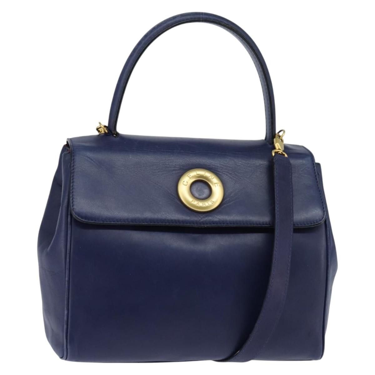 Celine Celine Circle Logo Handbag Leather Size ONE SIZE - 1 Thumbnail