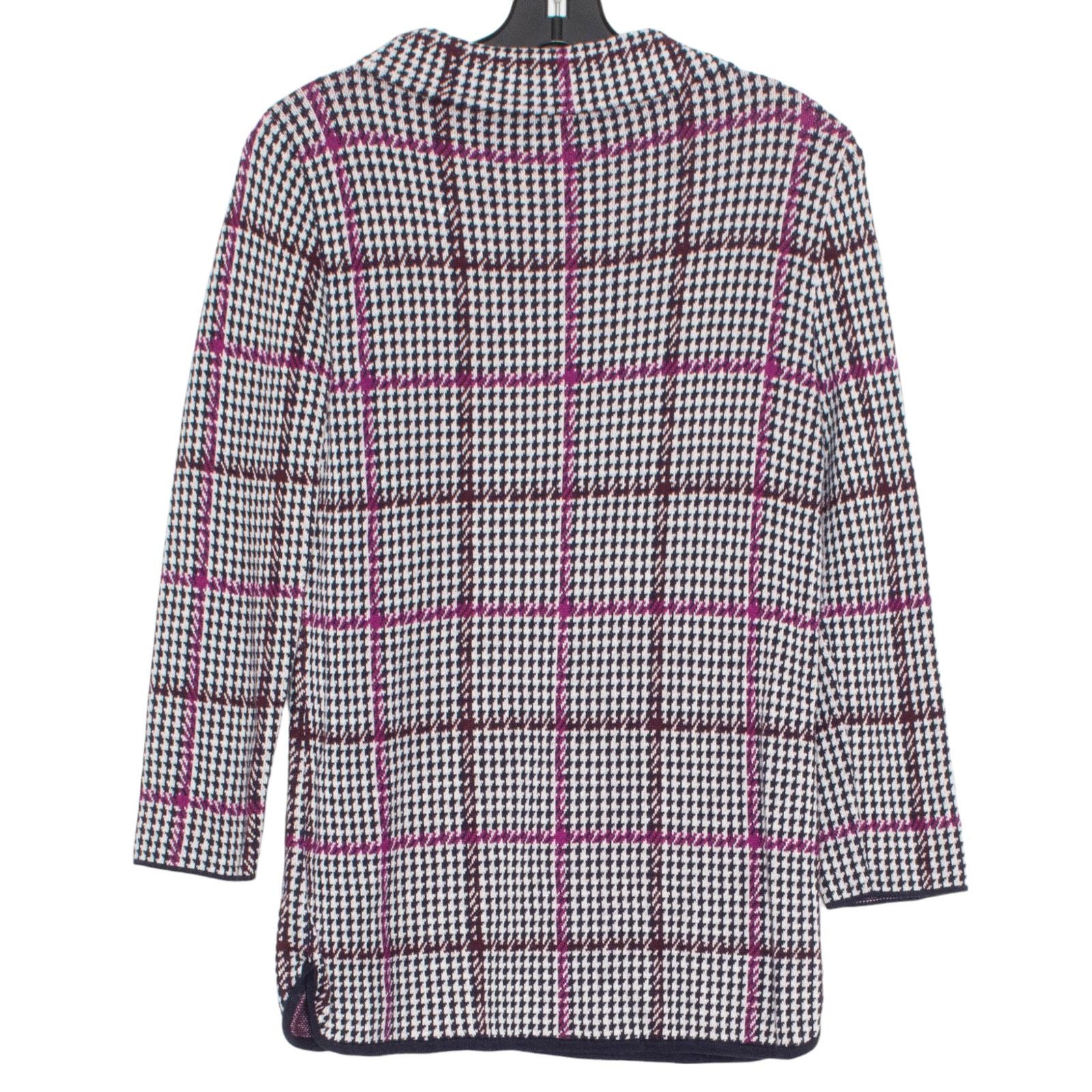 Other Talbots Sweater 3/4 Sleeve Mock Neck Houndstooth Size Small Size S / US 4 / IT 40 - 2 Thumbnail