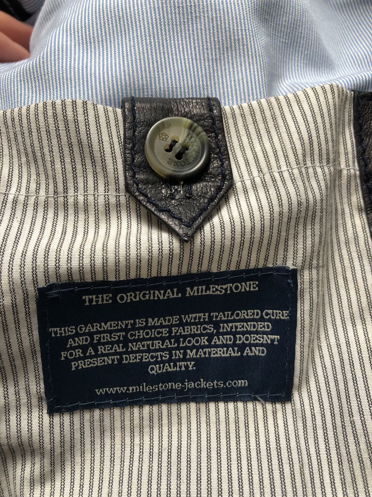 Milestone × Vintage MILESTONE LEATHER ANASTASIO VINTAGE QUALITY SUIT JACKET Size US L / EU 52-54 / 3 - 4 Thumbnail