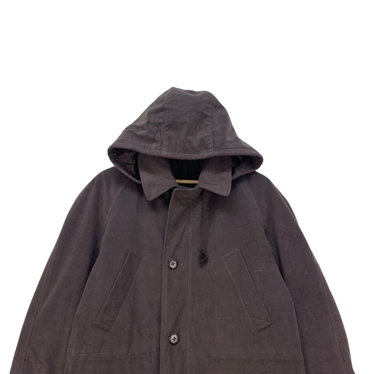 Andre Courreges × Courreges 💥Vintage Courreges Homme Wool Detachable Hoodie Jacket Size US M / EU 48-50 / 2 - 4 Thumbnail
