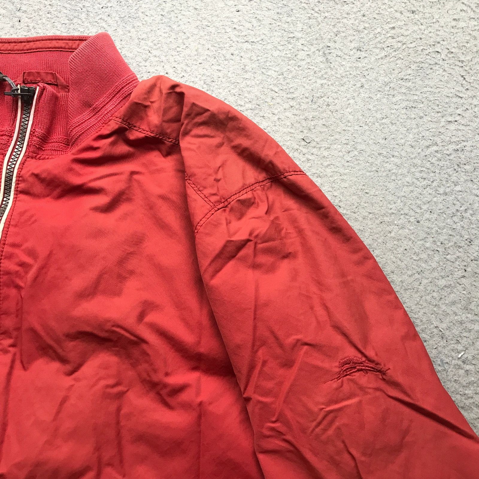 Tommy Bahama Tommy Bahama Lined Bomber Jacket Mens Medium Red Full Zip Size US M / EU 48-50 / 2 - 8 Thumbnail
