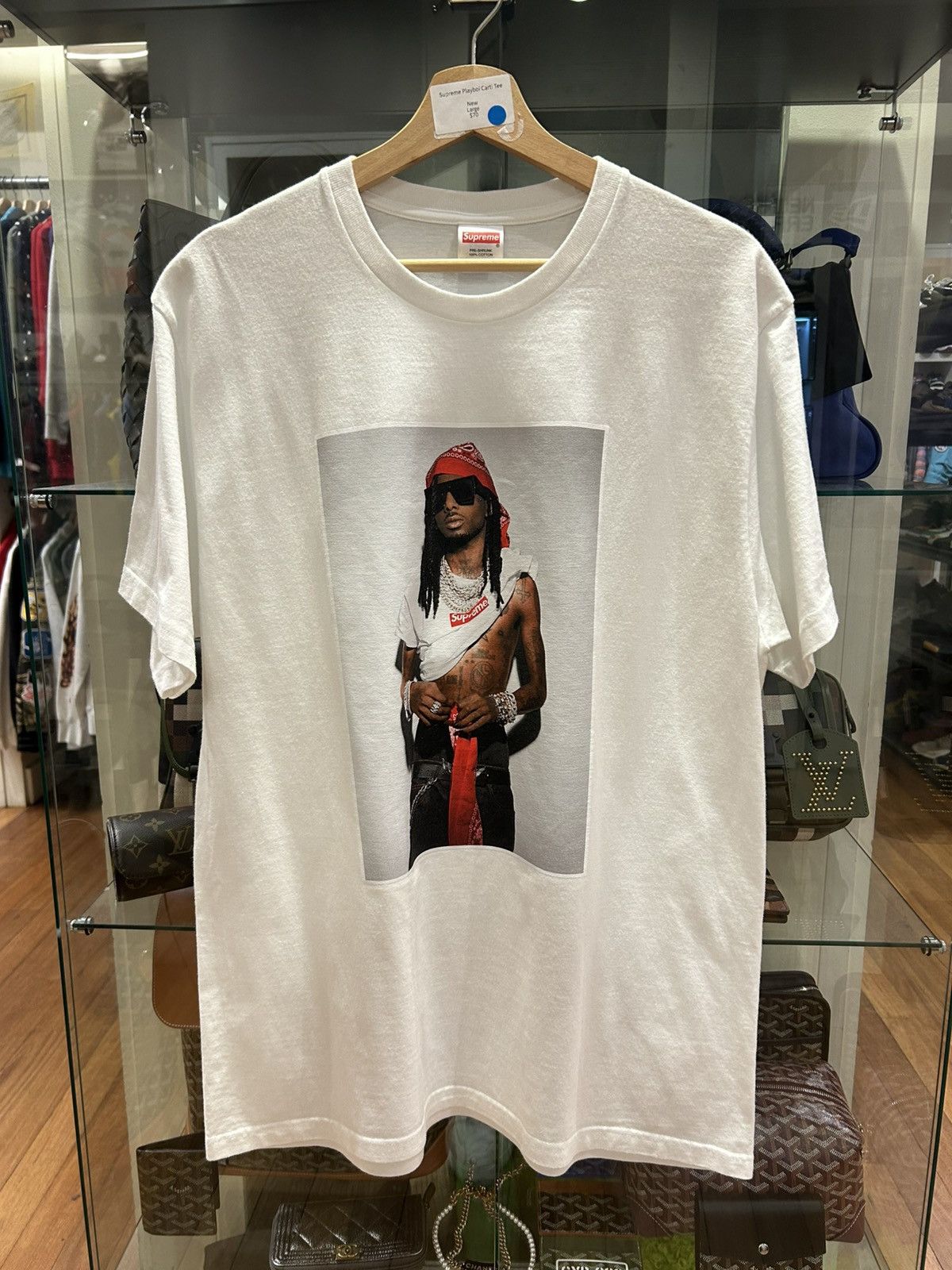 Supreme Supreme Playboi Carti Tee - White Size US L / EU 52-54 / 3 - 1 Thumbnail