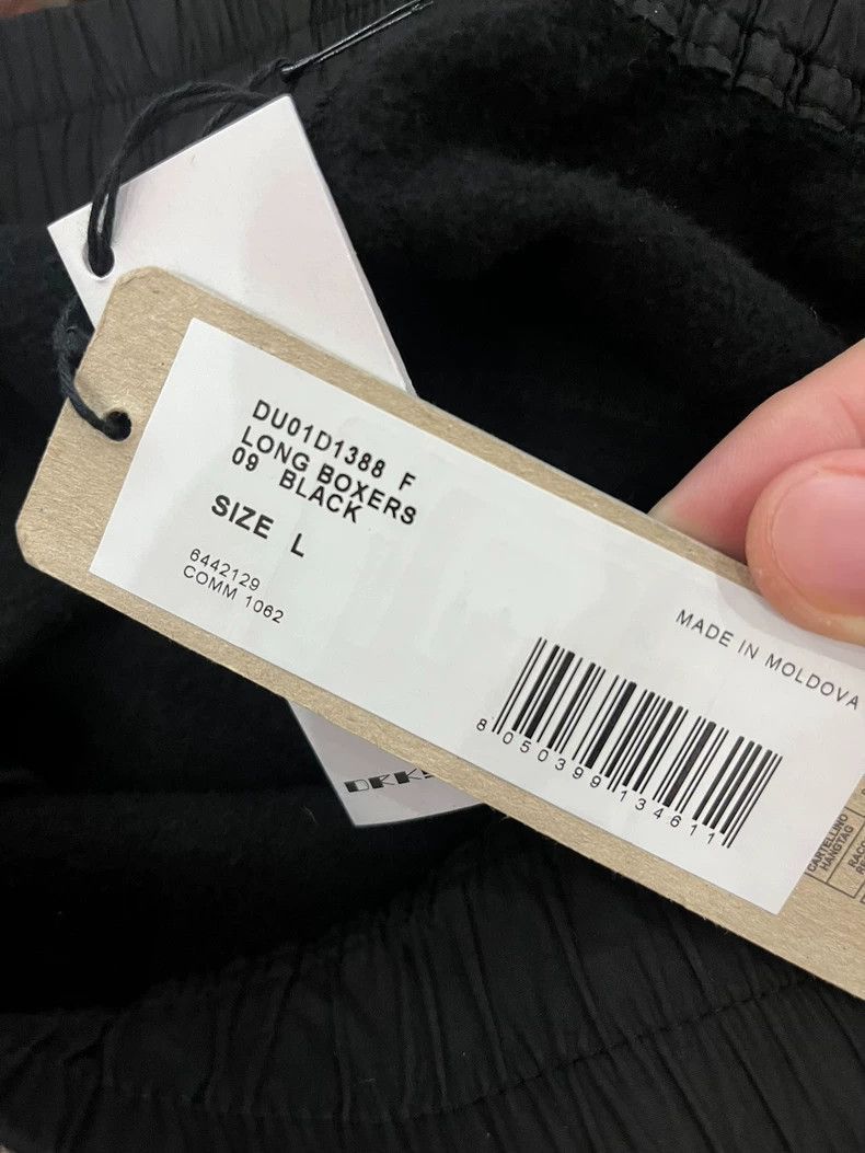 Rick Owens Rick Owens Black Boxing Shorts with Drawstring-2506 Size US 34 / EU 50 - 3 Thumbnail