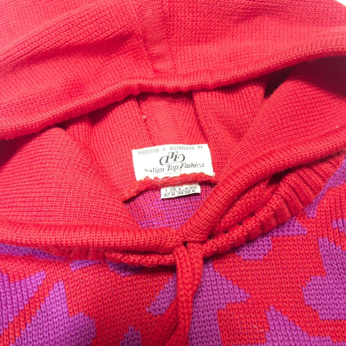 Valentino Vintage 80s Valentino Sport Made in Italy Sweater Hoodie Size M / US 6-8 / IT 42-44 - 4 Thumbnail
