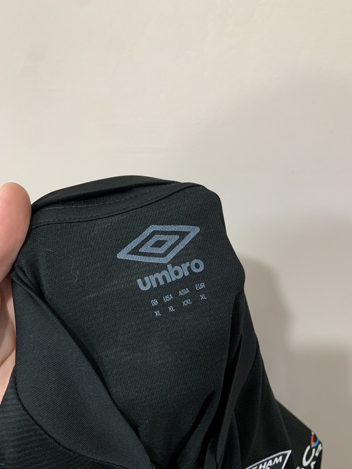 Umbro West Ham United Third Football Shirt Umbro Soccer RICE #41 Size US XL / EU 56 / 4 - 10 Thumbnail
