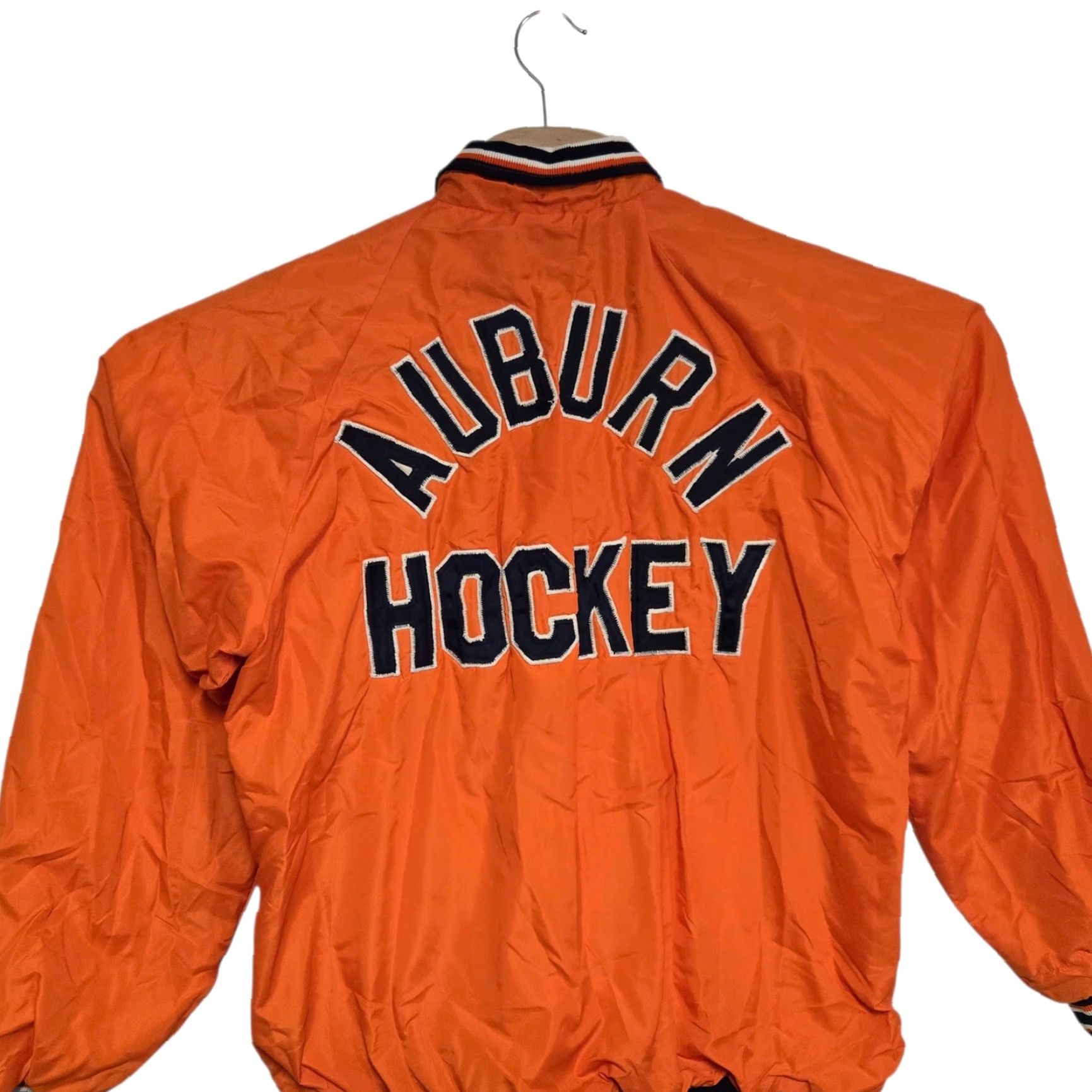 Russell Athletic VINTAGE Russell Athletic Auburn Tigers Bomber Jacket Men M Orange Hockey Size US M / EU 48-50 / 2 - 3 Thumbnail