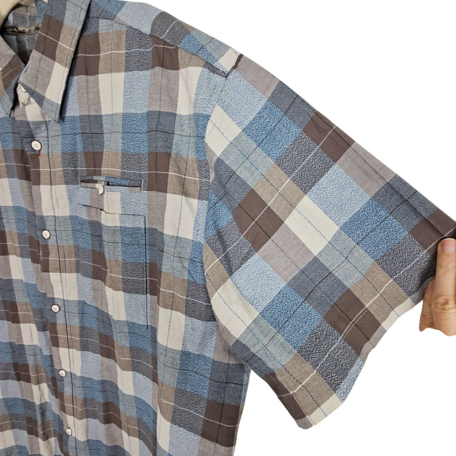 Dakota Grizzly Grizzly Mountain Mens Checker Button Shirt Size XXL Gorpcore Size US XXL / EU 58 / 5 - 4 Thumbnail