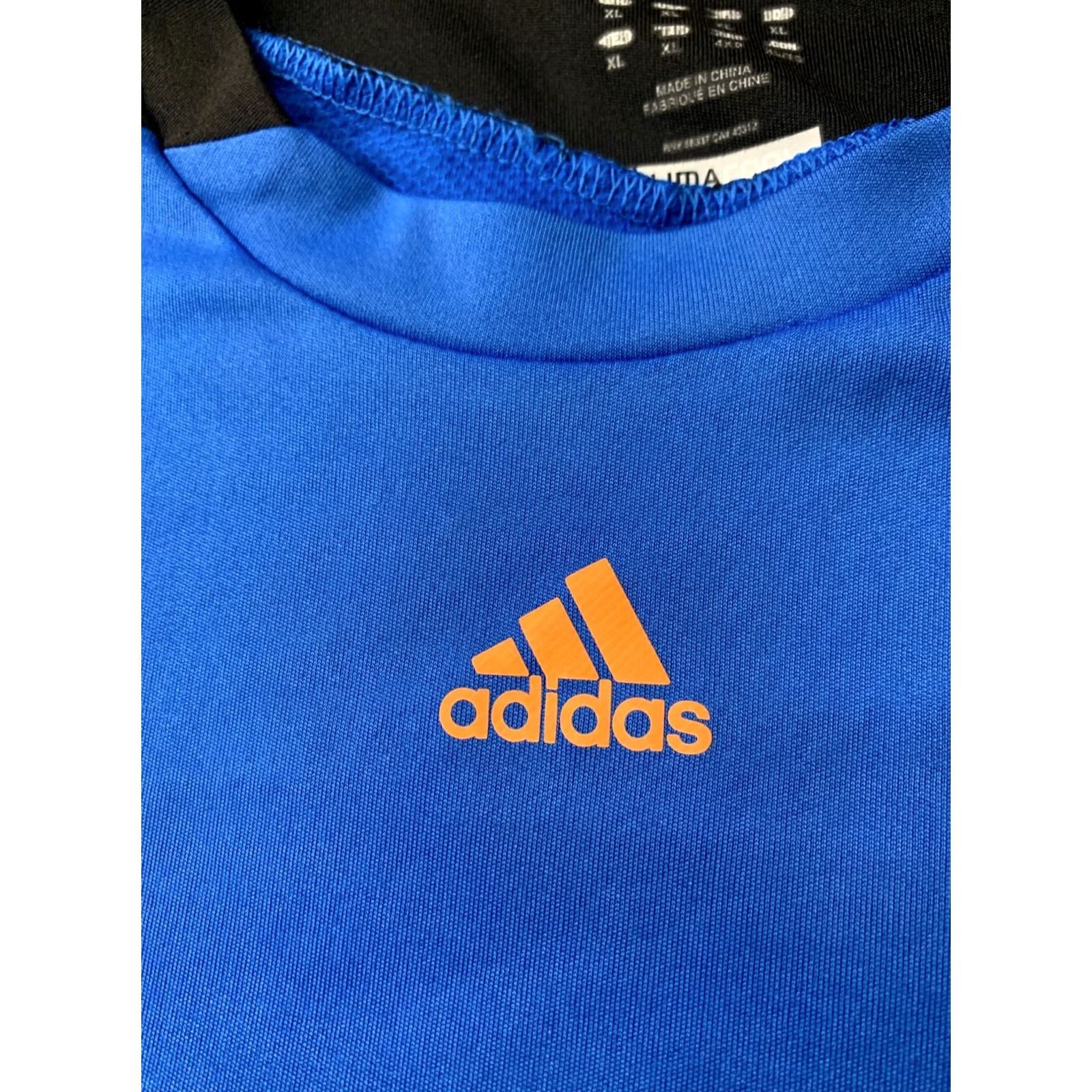 Adidas ADIDAS PERFORMANCE CLIMACOOL ORIGINAL 2011 FOOTBALL SHIRT JERSEY XL MEN SHORT SLEEVE BLUE BLACK GRAY Football Mens XL Shirt Size US XL / EU 56 / 4 - 3 Thumbnail