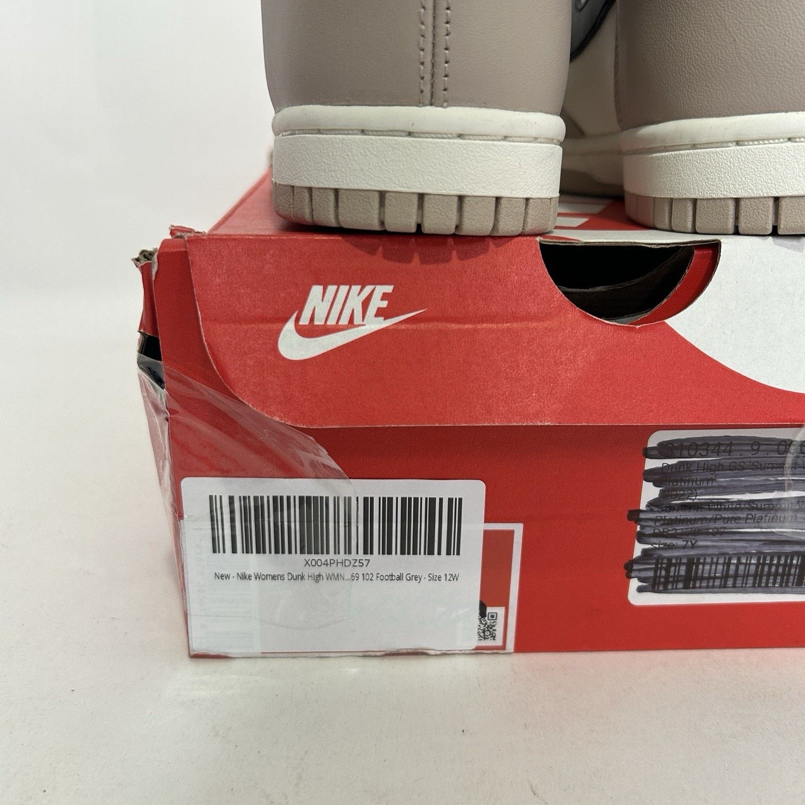 Nike Nike Dunk High WMNS "Fossil Stone Black Sail” DD1869-200 Size US 5.5 / IT 35.5 - 5 Thumbnail