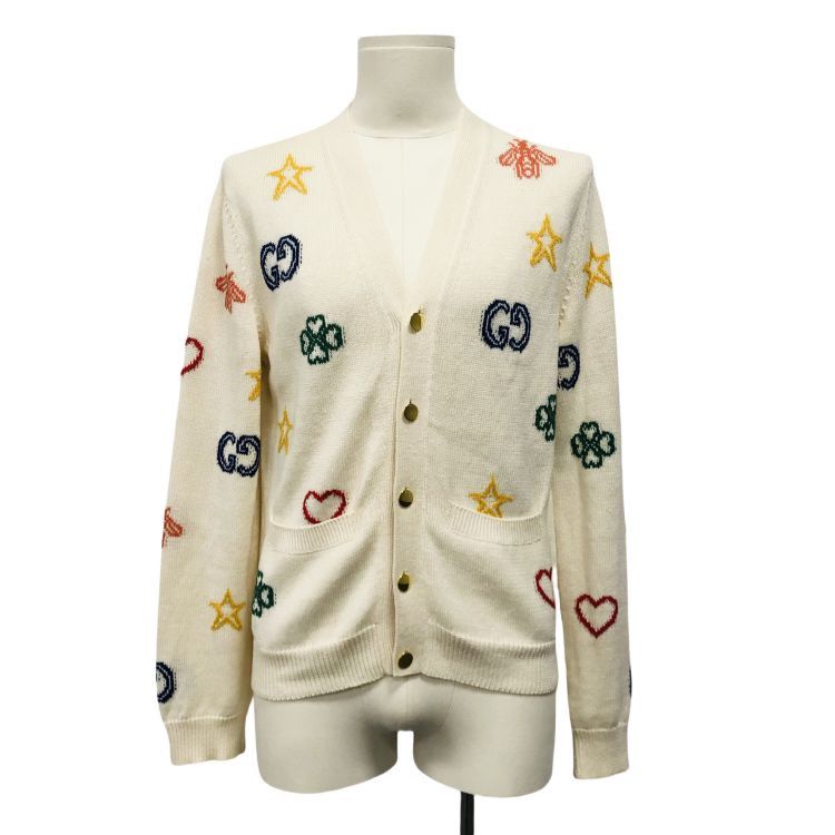 Gucci Gucci Motif Embroidered Cardigan Size S Size US S / EU 44-46 / 1 - 1 Thumbnail