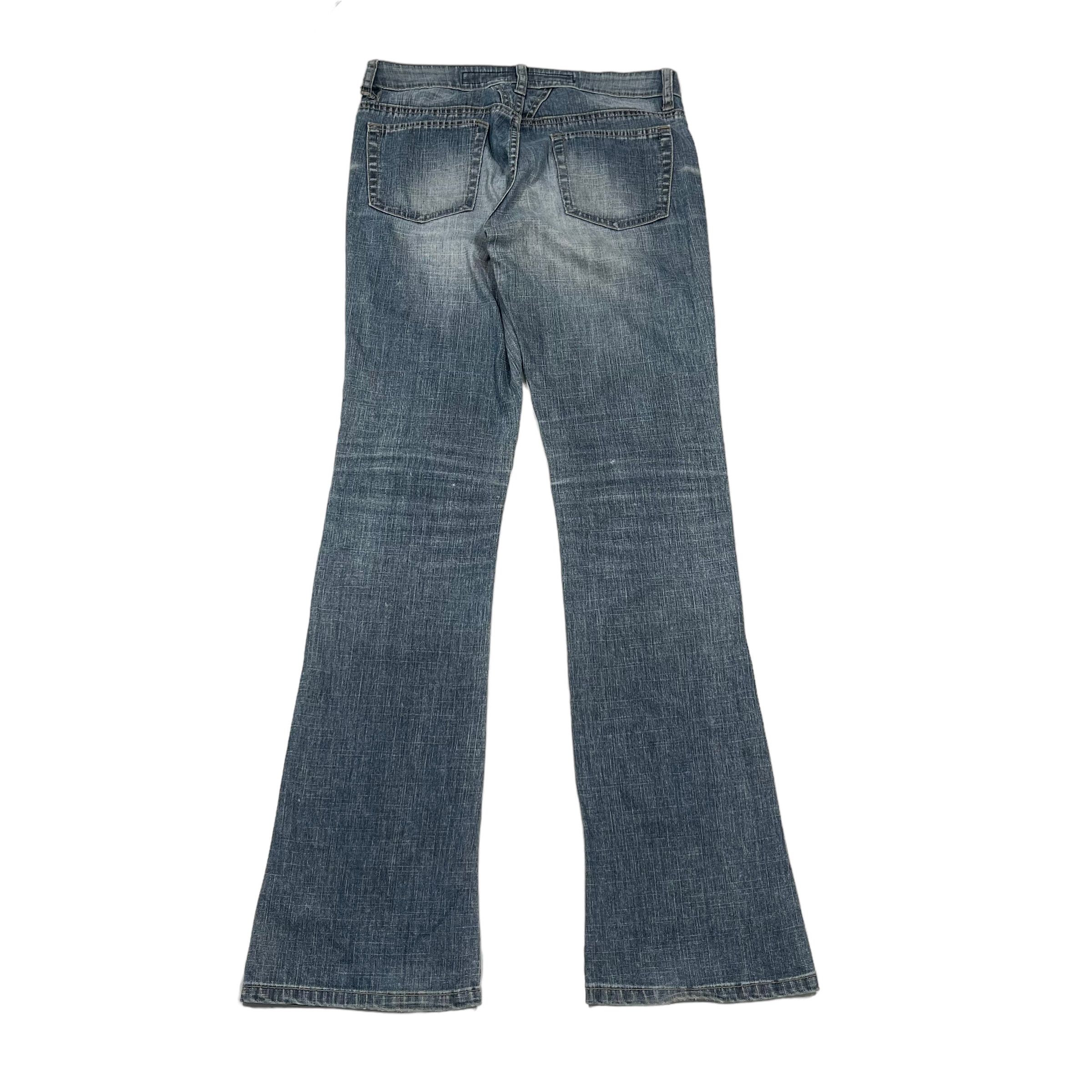 Marithe + Francois Girbaud Marithe Francois Girbaud Flare Punk Washed Denim Pants Size US 28 / EU 44 - 4 Thumbnail