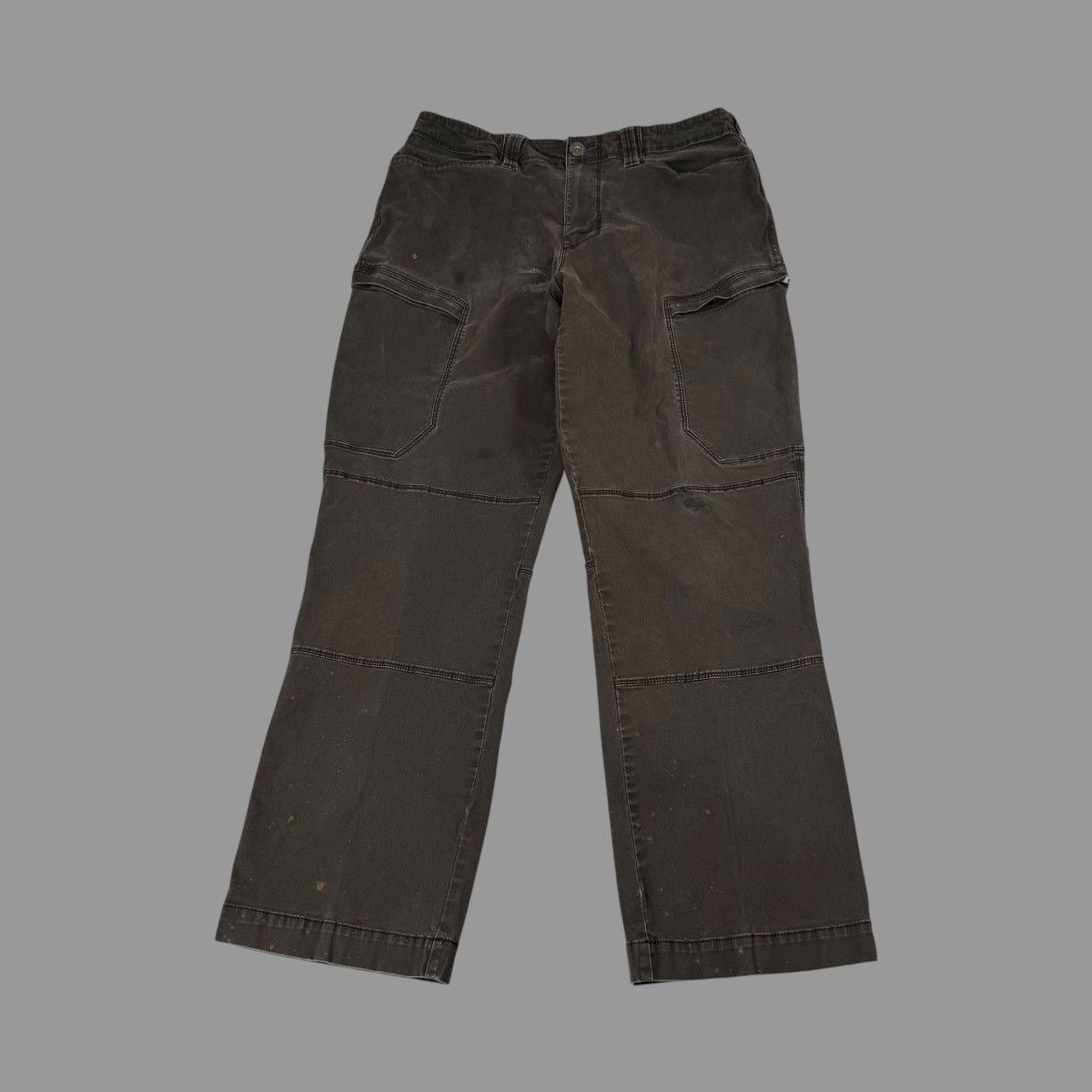 Vintage Vintage brown cargo work pants Size US 34 / EU 50 - 2 Thumbnail