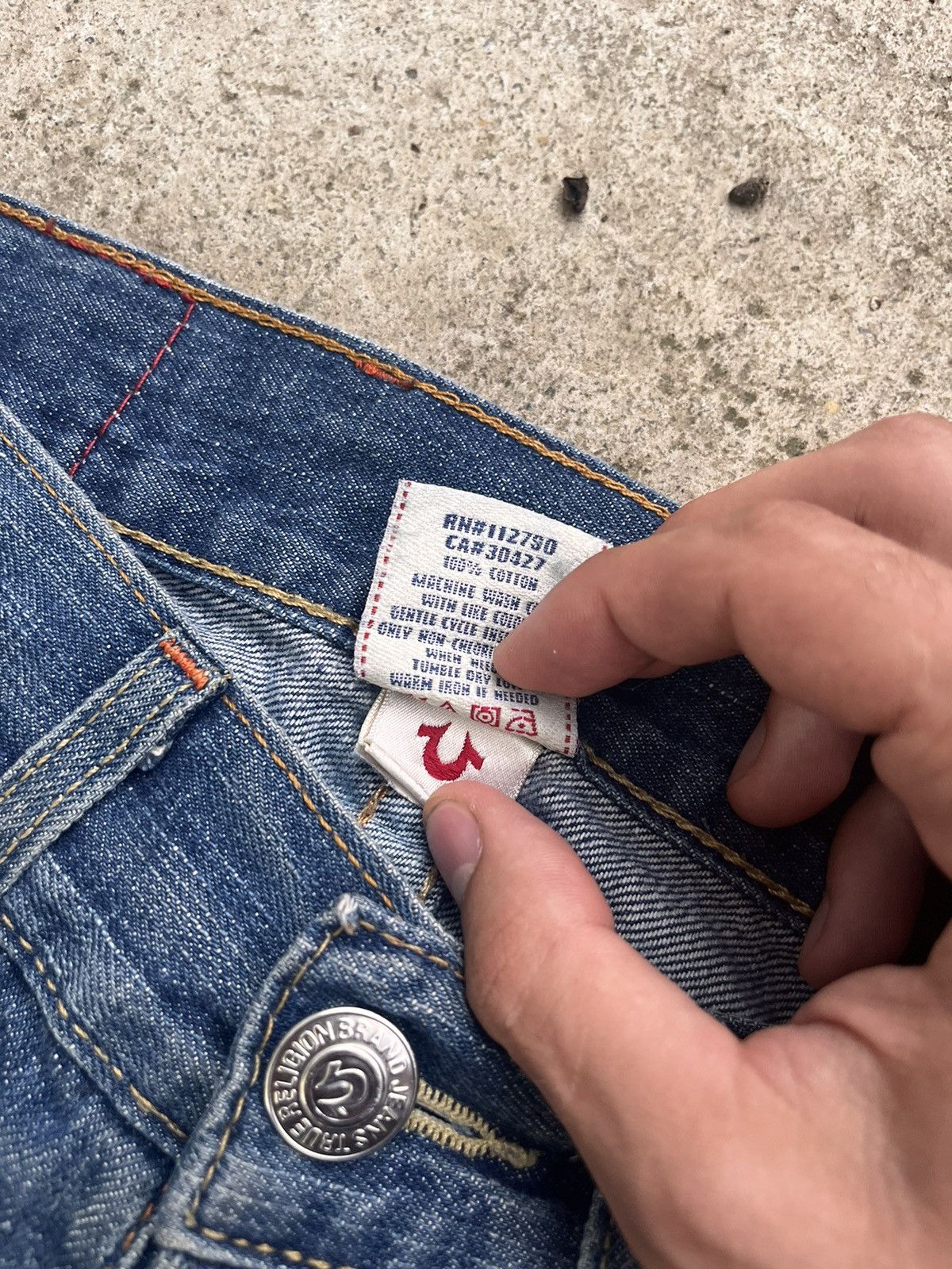 True Religion × Vintage Distressed True Religion Vintage Denim Pants Size US 32 / EU 48 - 7 Thumbnail