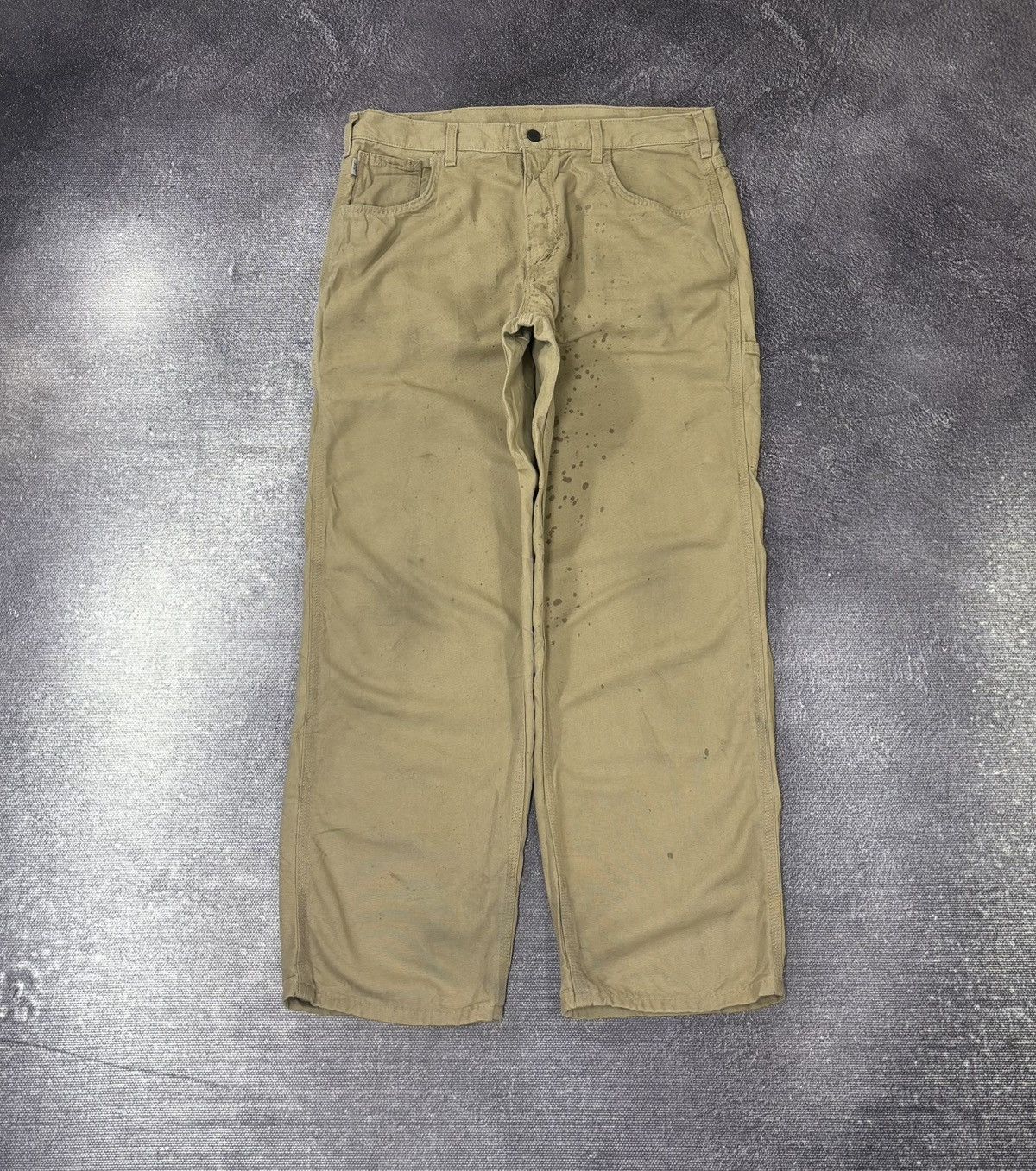 Carhartt Vintage Carhartt Flame Resistant Work Carpenter Baggy Pants Size US 36 / EU 52 - 2 Thumbnail