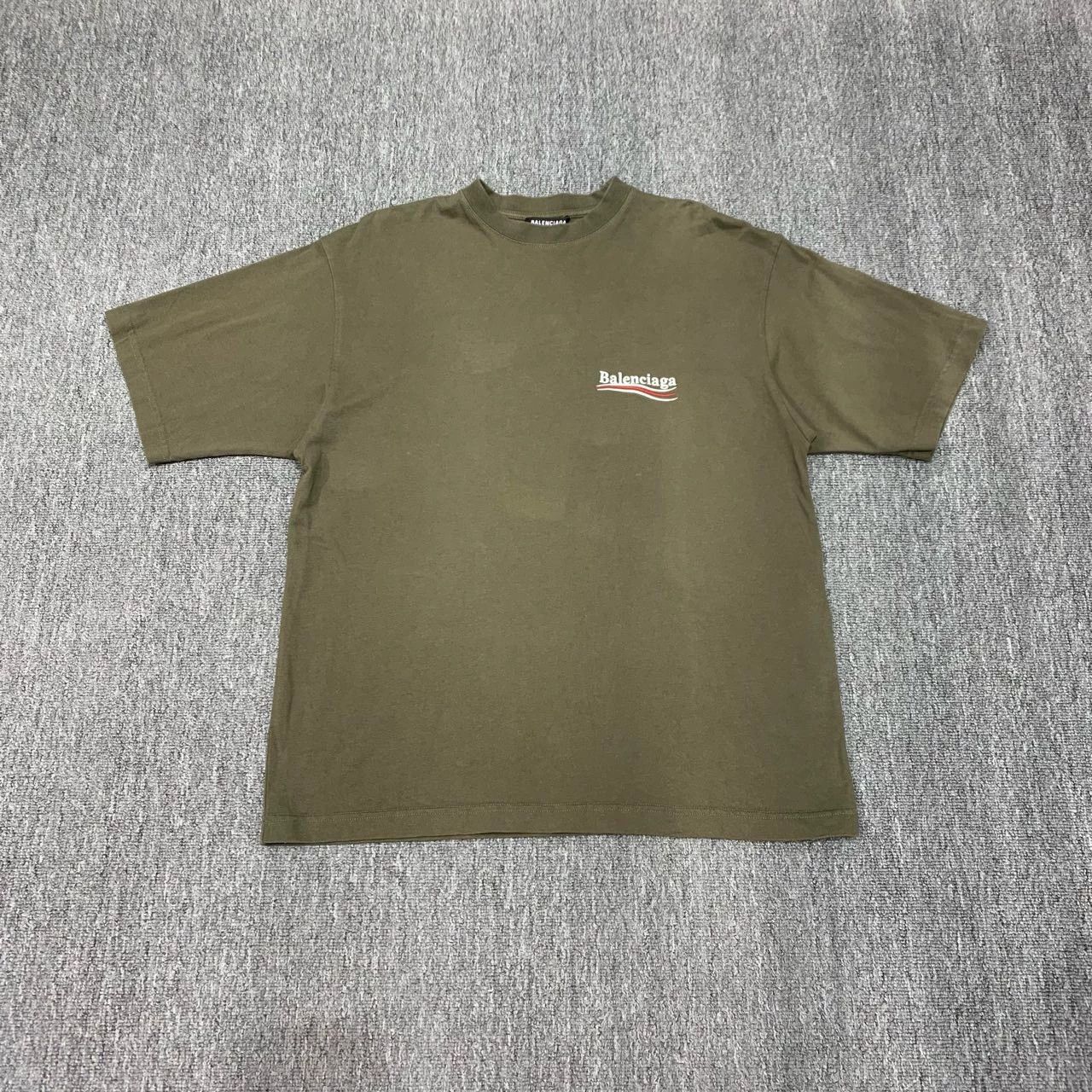 Balenciaga Balenciaga Green Embroidered Coca Cola Short Sleeves Size US XS / EU 42 / 0 - 1 Thumbnail