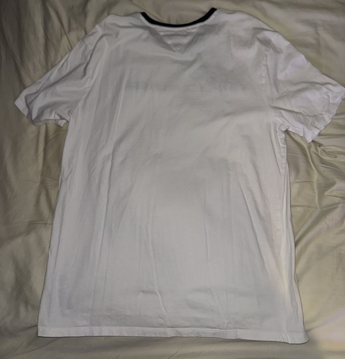 Tommy Hilfiger Tommy Hilfiger XXL White Tee Embroidered Size US XXL / EU 58 / 5 - 2 Thumbnail