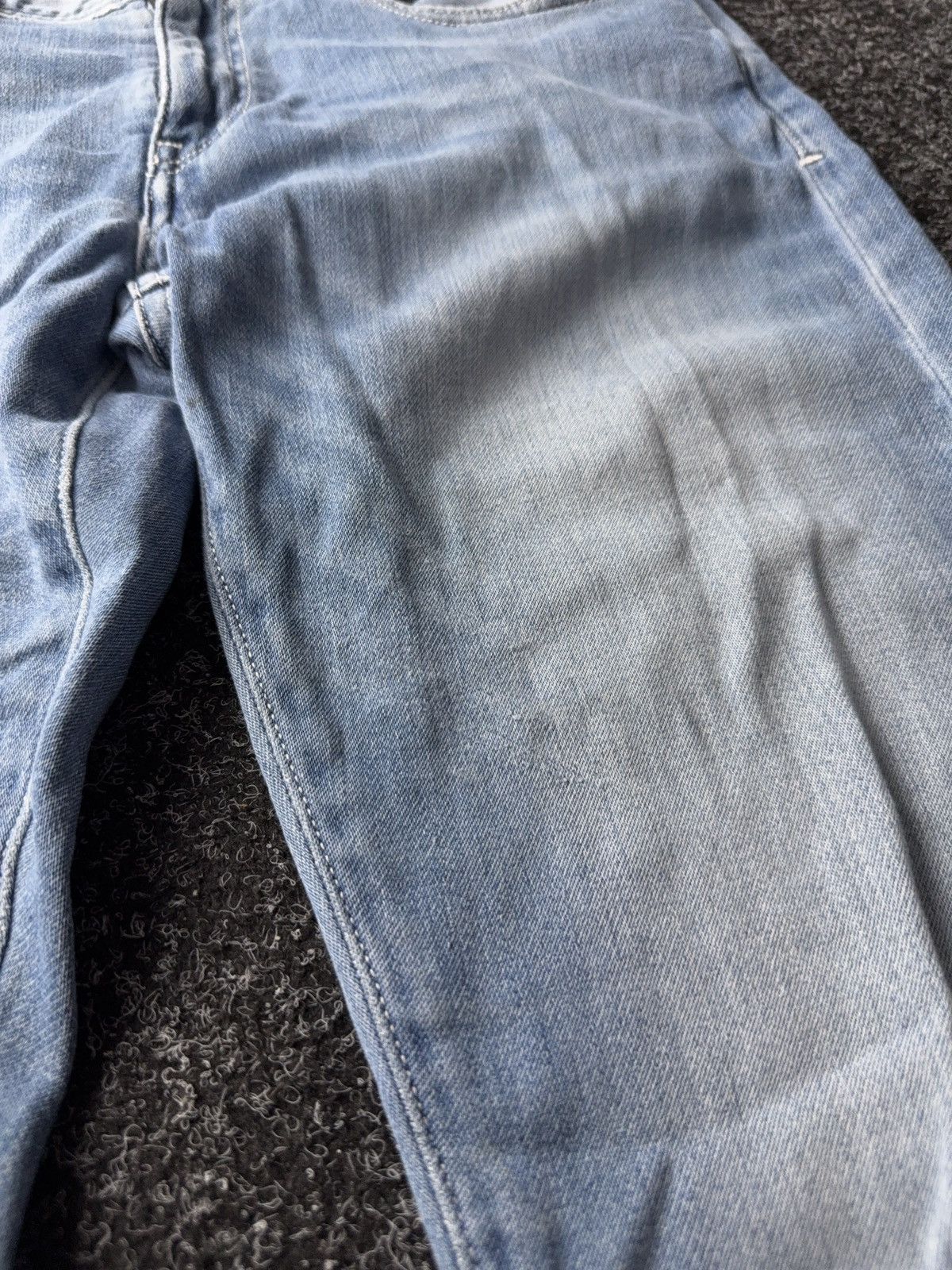 Armani Exchange Vintage 00s Emporio Armani Italy Y2K Distressed Jeans W30 Size US 30 / EU 46 - 9 Thumbnail