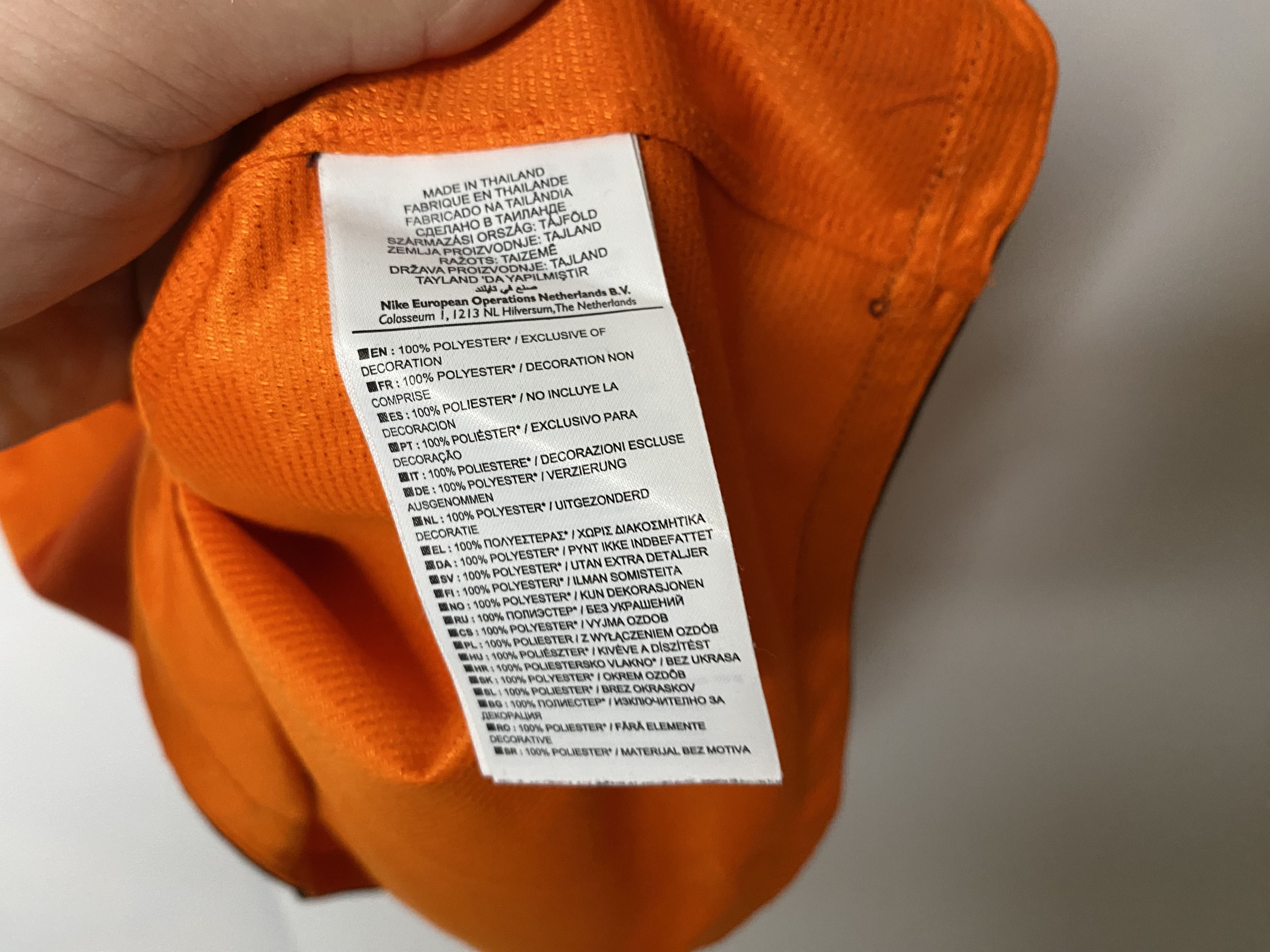 Nike NETHERLANDS TEAM 2012 2014 HOME FOOTBALL SHIRT SOCCER JERSEY Size US L / EU 52-54 / 3 - 6 Thumbnail