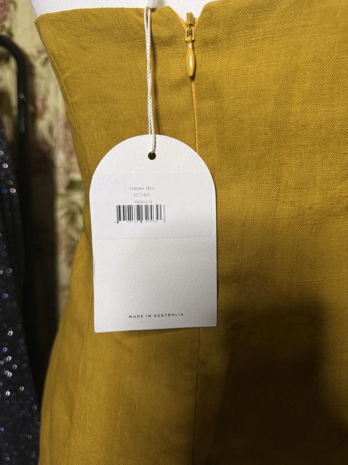 Other Rumer the Label Harper Mini Mustard Strapless Small NWT Size S / US 4 / IT 40 - 4 Thumbnail