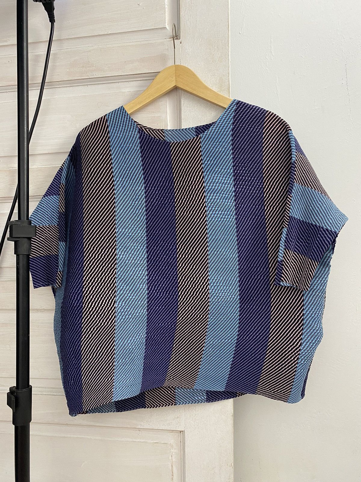 image of Avant Garde Pleats Me Blue, Women's (Size Large)