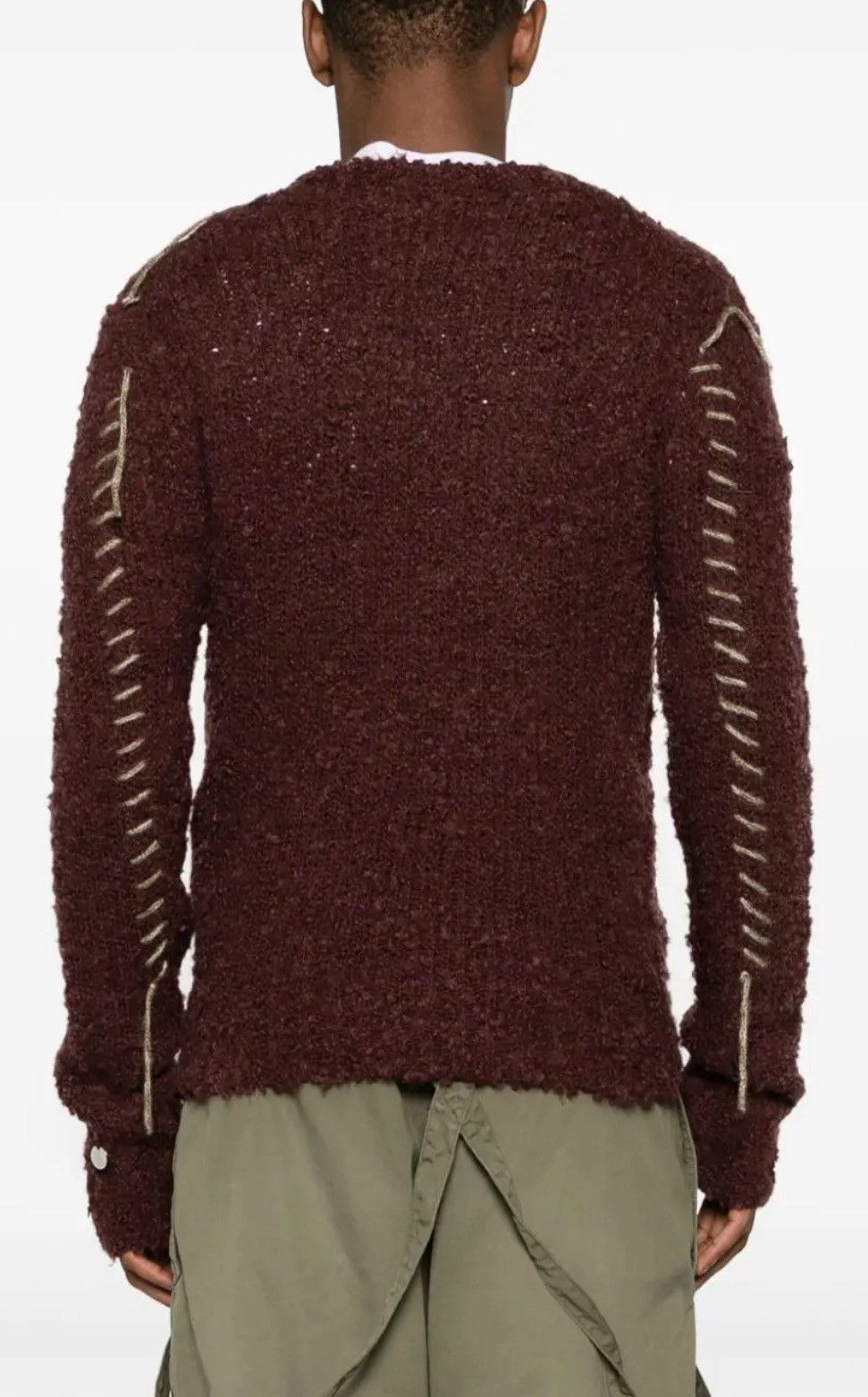 Namacheko Namacheko M Chestnut Brown Maroon Wool Hankford Crewneck Size US M / EU 48-50 / 2 - 14 Thumbnail