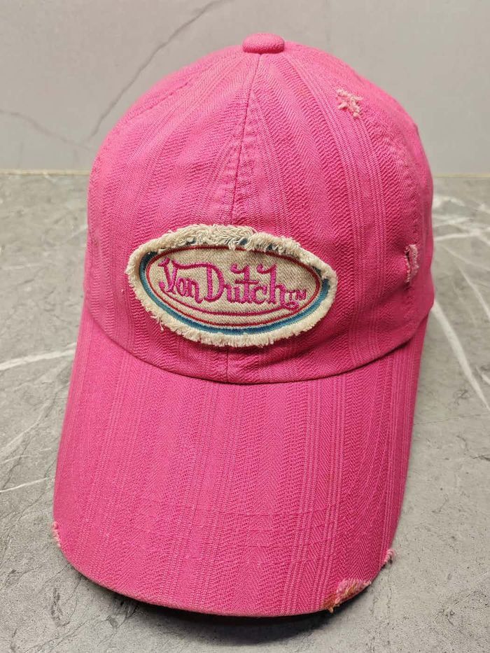 Von Dutch 🔥 Vintage 🔥 Von Dutch Distressed Style Cap Hat Size ONE SIZE - 1 Thumbnail