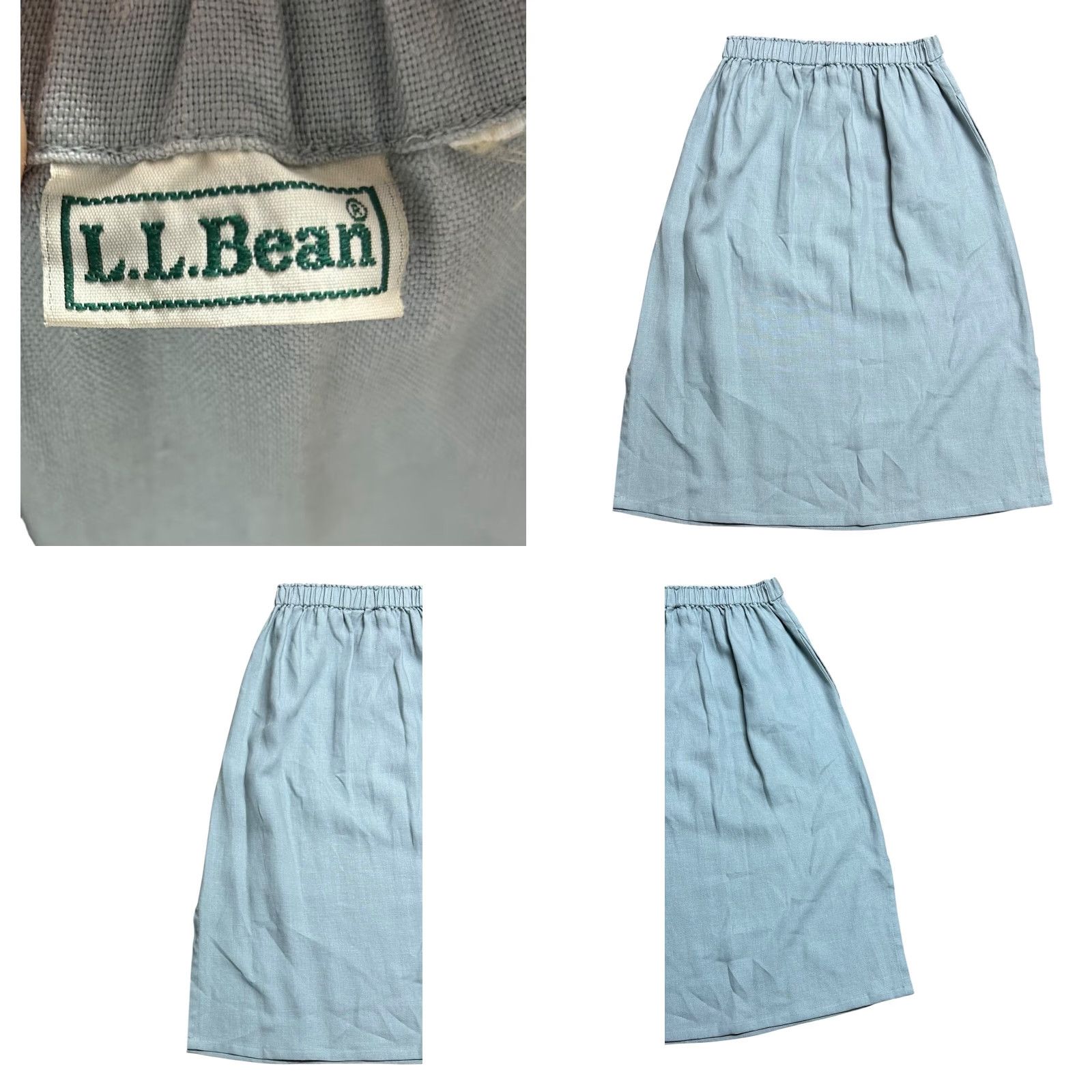 Vintage VINTAGE L.L.Bean Woman's 2 Piece Skirt Suit Light Blue Long Sleeve Skirt Suit Womens 90s Premium Female Mens? Size XL / US 12-14 / IT 48-50 - 11 Thumbnail