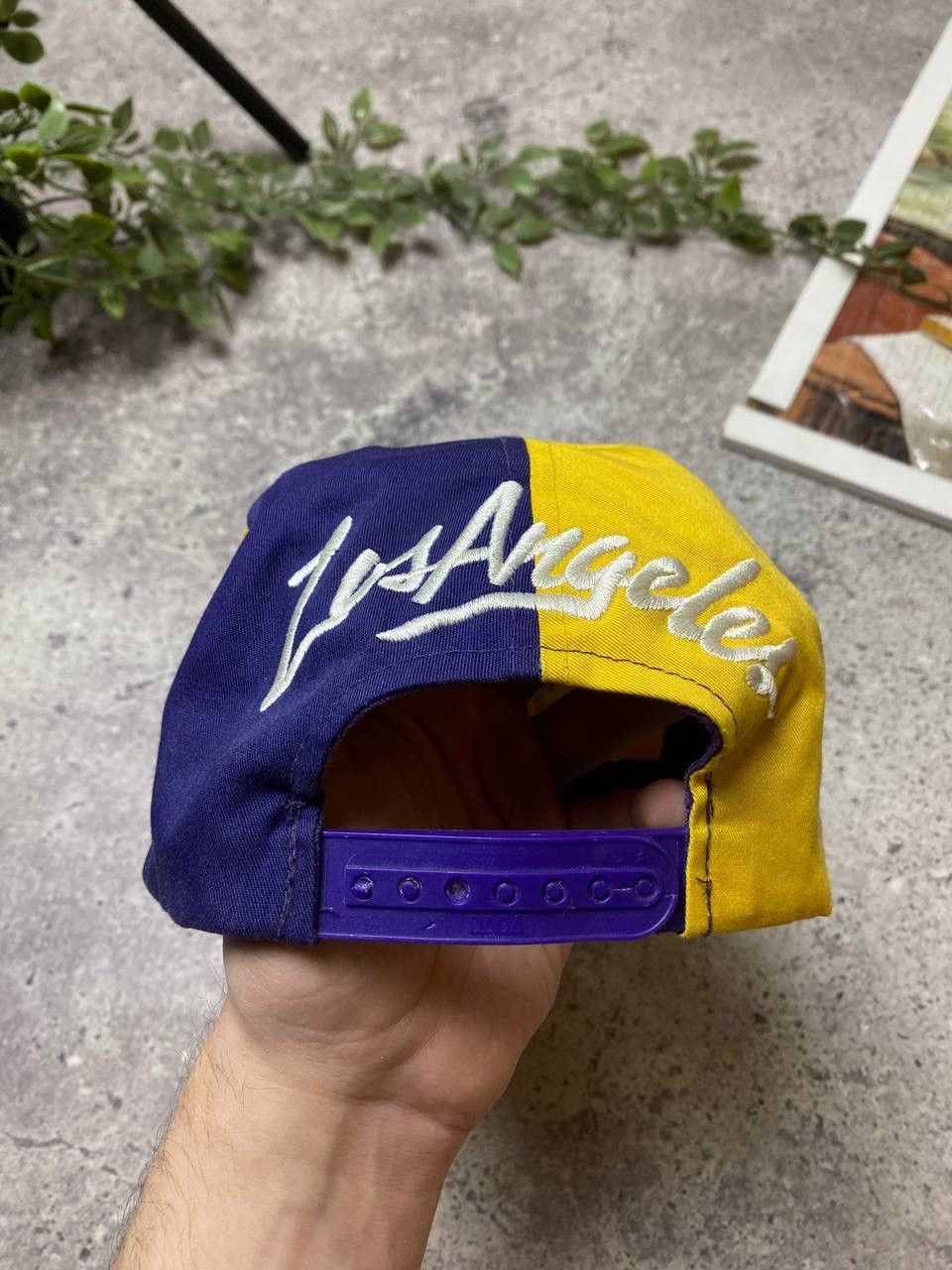 NBA × Vintage Vintage Lakers Cap Sport Specialties NBA 00’s Los Angeles Size ONE SIZE - 3 Thumbnail
