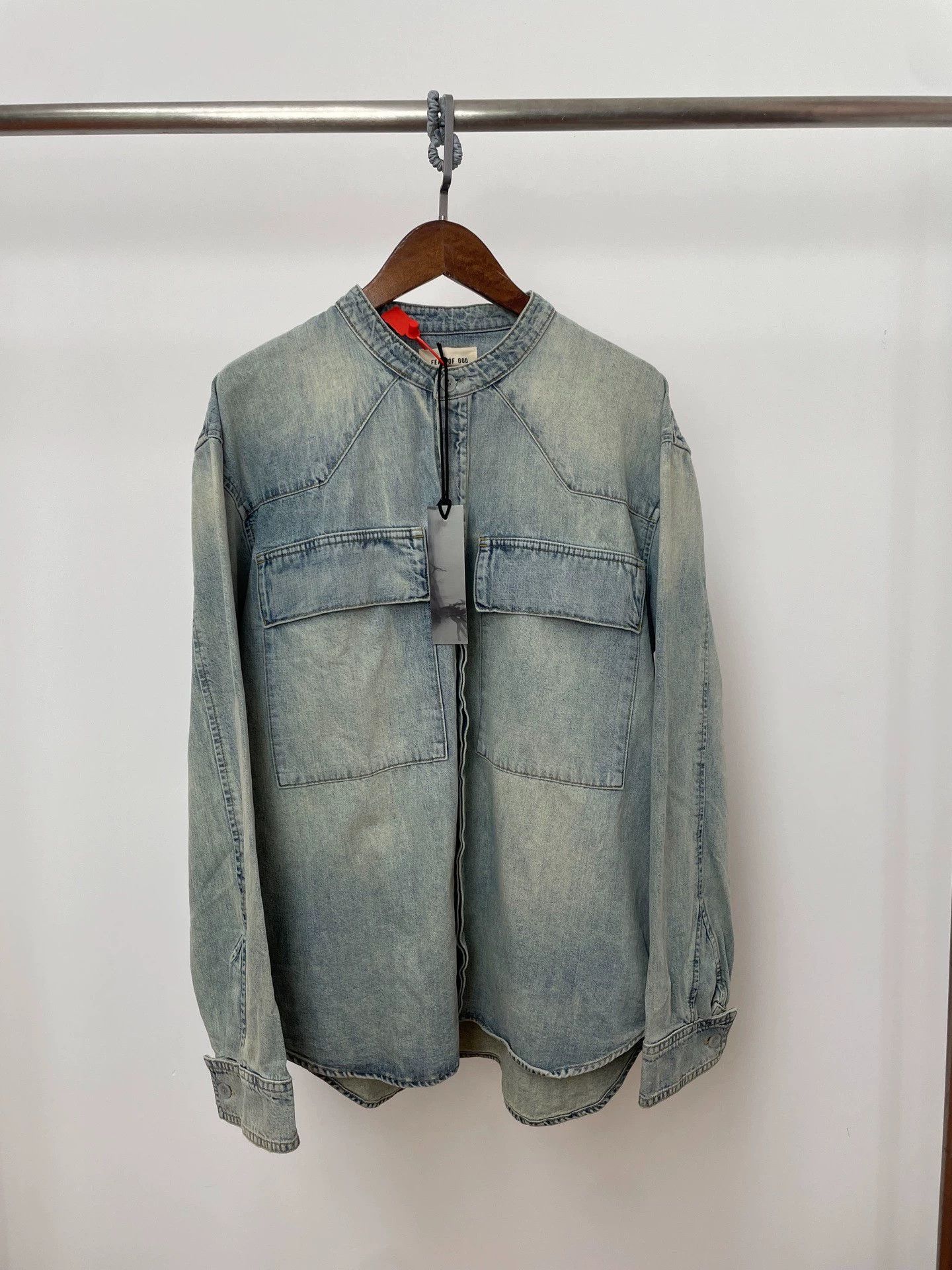 Fear of God Fear of God S6 Mainline OS Denim Jacket S Size US S / EU 44-46 / 1 - 1 Thumbnail