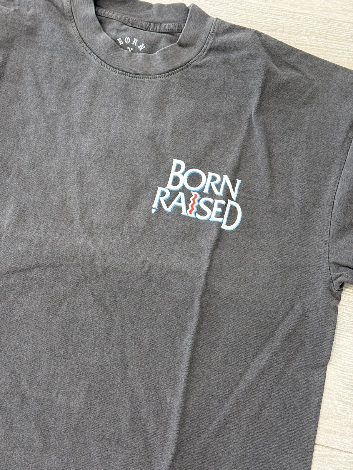 Born X Raised BORN X RAISED Crooked Tee T-Shirt Vintage Black Size L Large Size US L / EU 52-54 / 3 - 2 Thumbnail