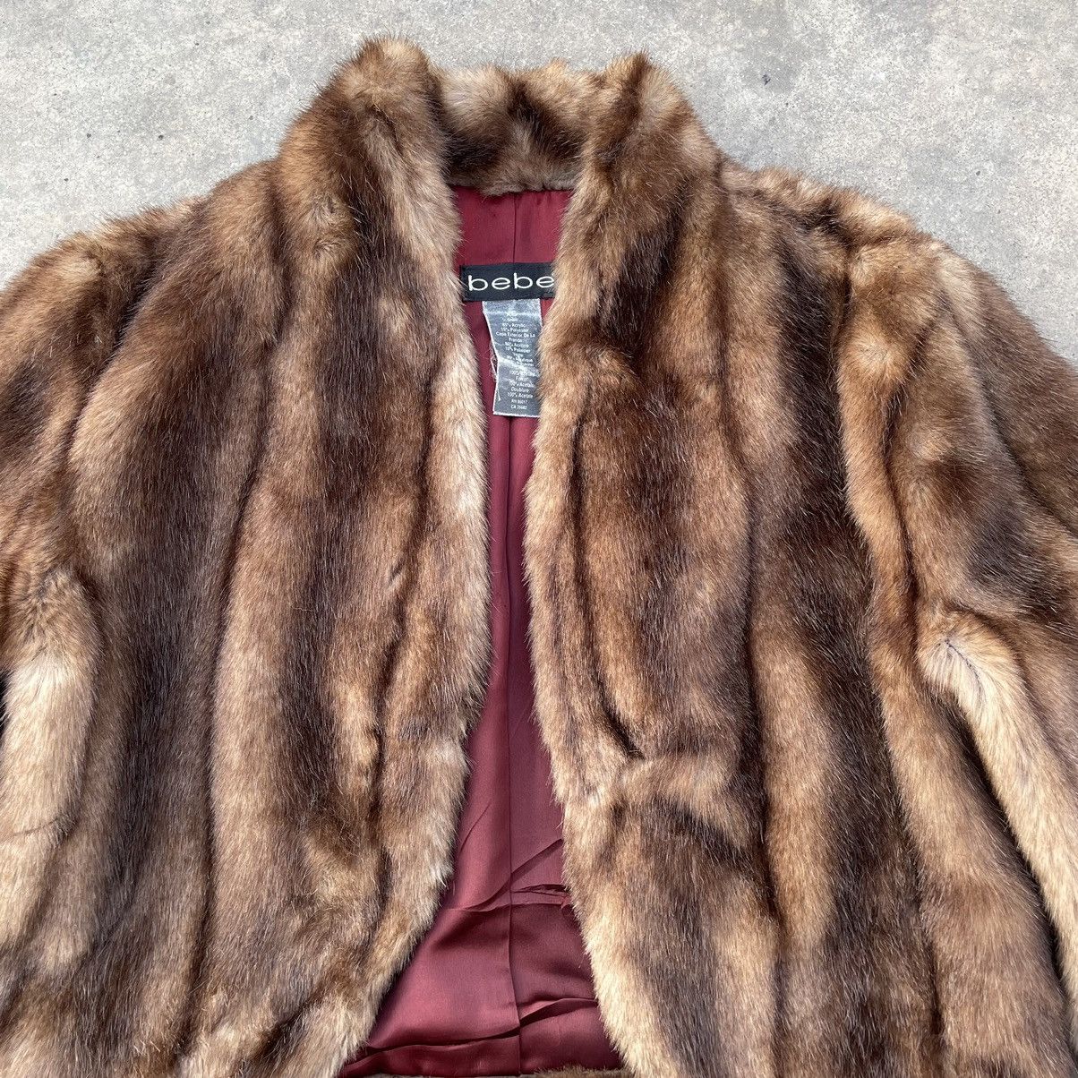 Bebe Rare BeBe Fur Jacket Made in u.s.a 2000s Size XS / US 0-2 / IT 36-38 - 4 Thumbnail