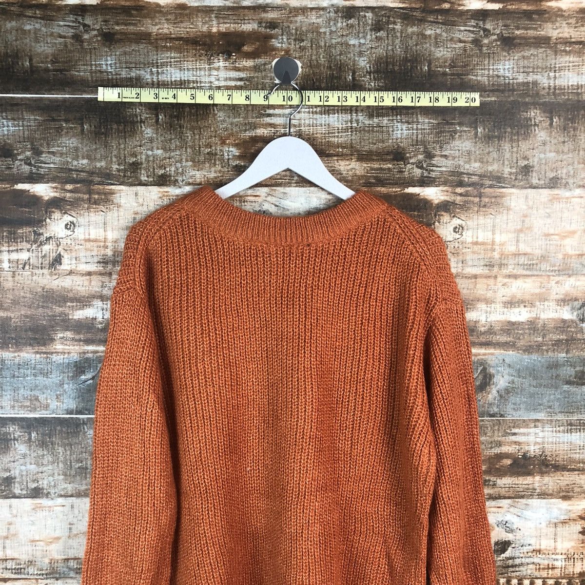 Homespun Knitwear × Japanese Brand Lepsim Orange vintage Knitwear #A2264 Size L / US 10 / IT 46 - 13 Thumbnail