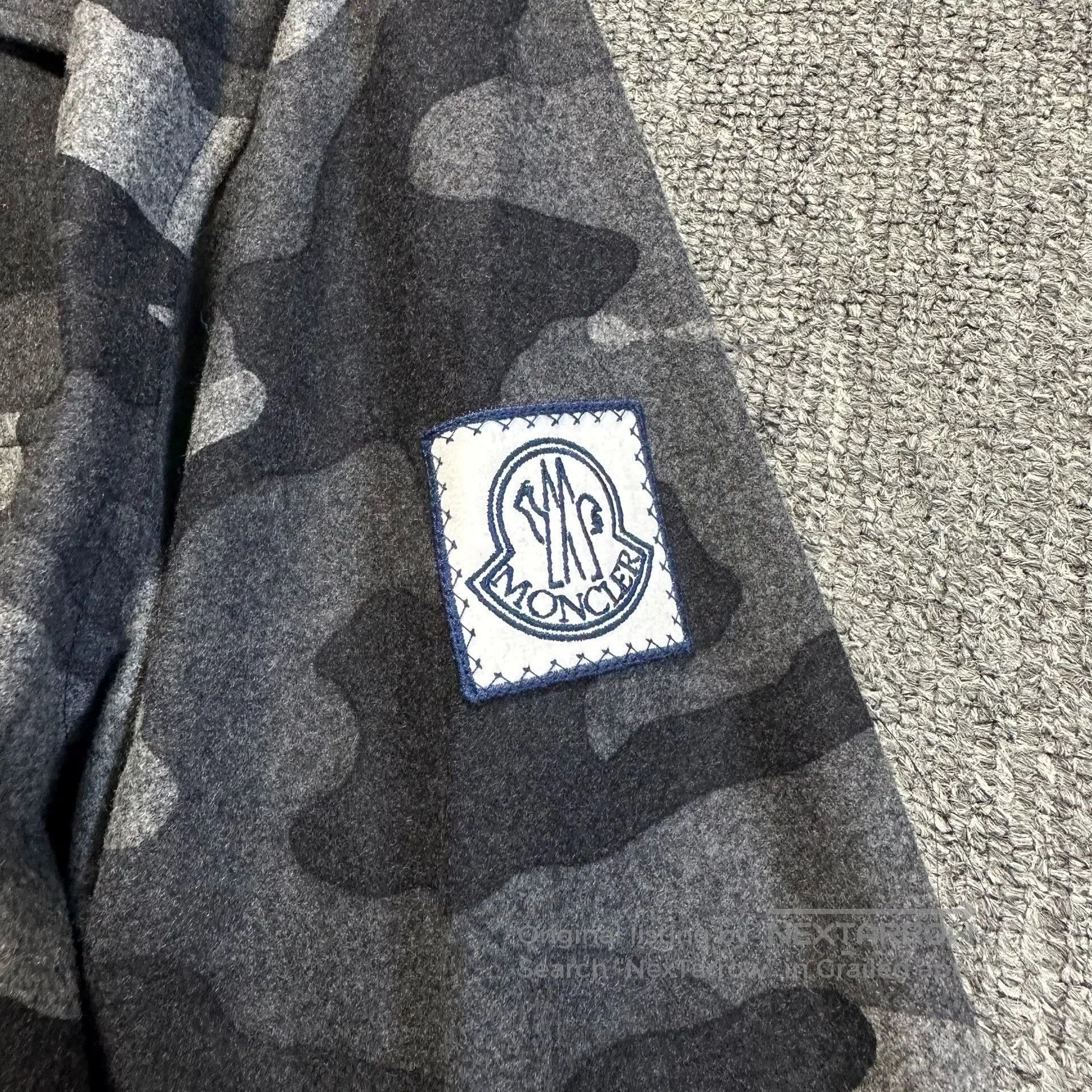 Moncler Genius Moncler Thom Browne Camouflage Wool Jacket. Size US M / EU 48-50 / 2 - 2 Thumbnail