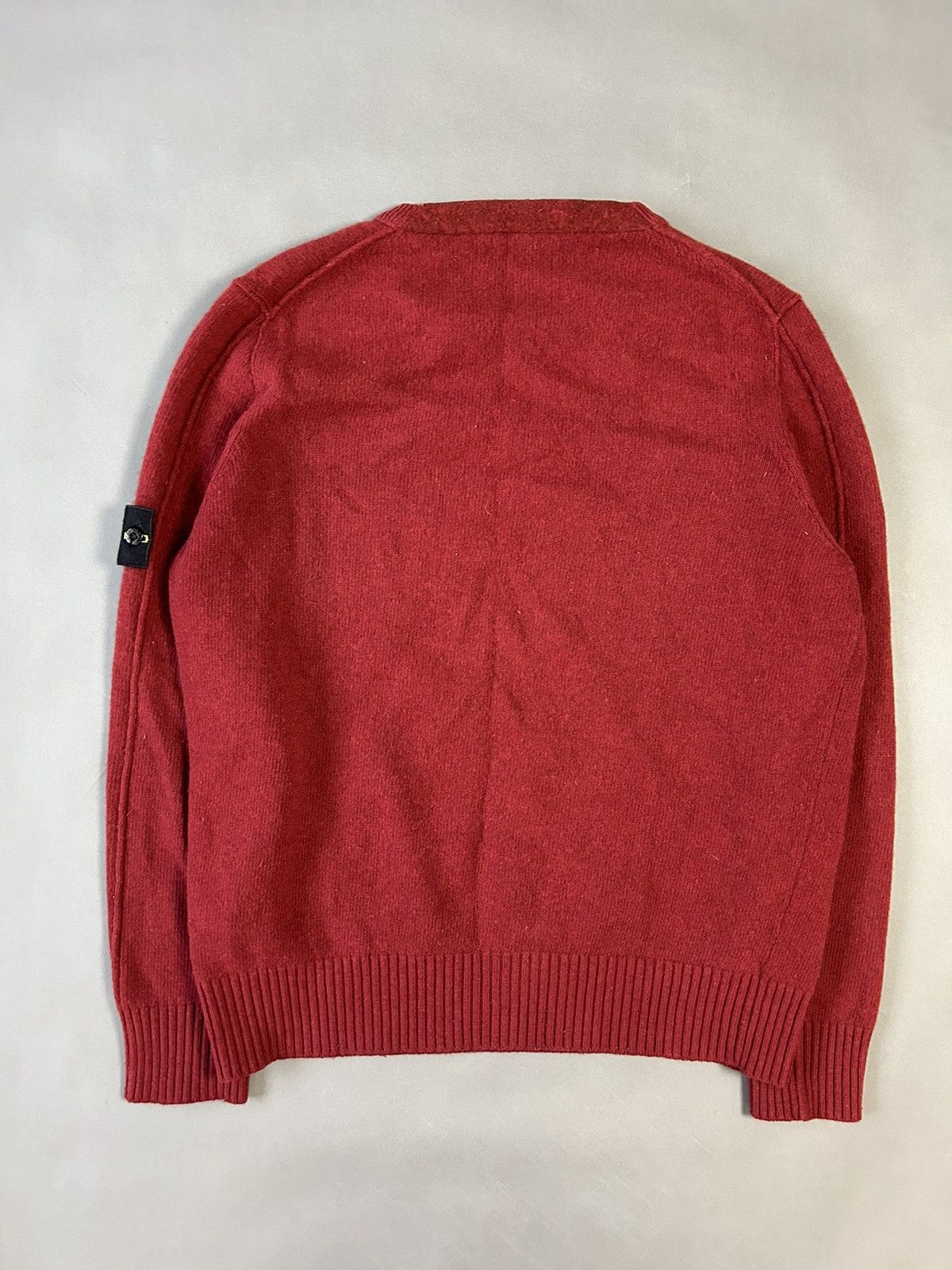 Stone Island Stone island red sweater vintage knit AW 2011 Size US XXL / EU 58 / 5 - 7 Thumbnail