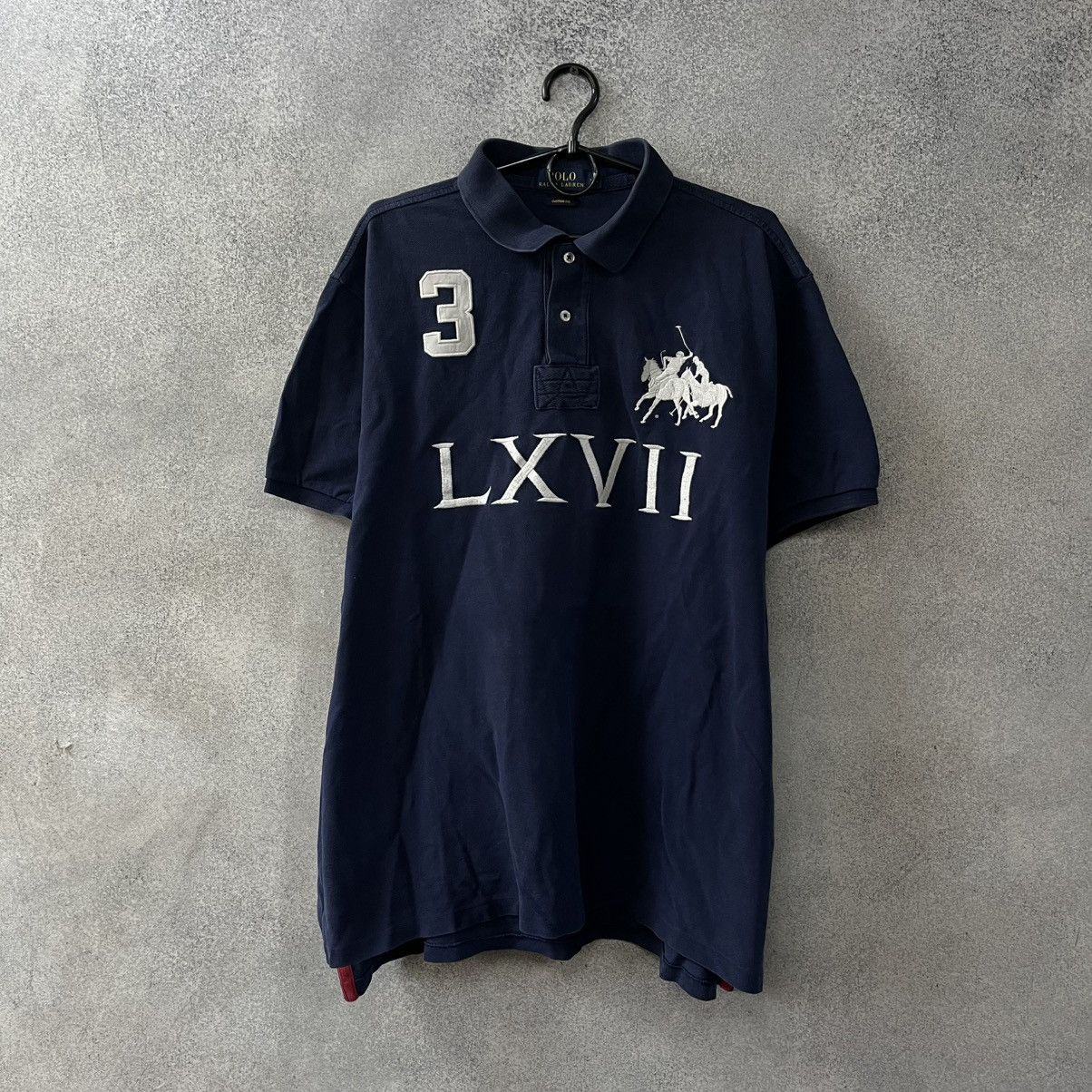 Polo Ralph Lauren Vintage Polo Ralph Lauren T-shirt Big Logo #3 Size US XXL / EU 58 / 5 - 1 Thumbnail